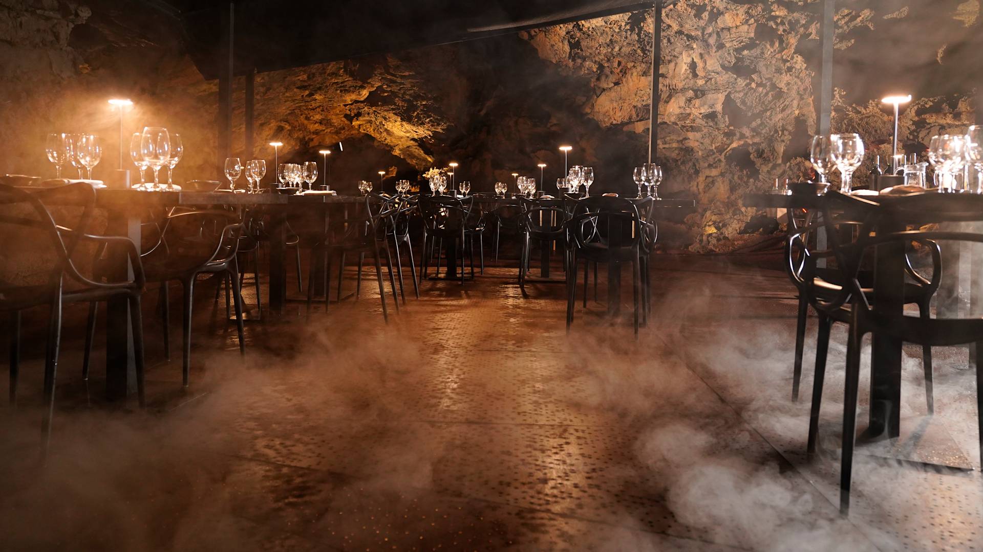 Dining Area of Lava Tunnel Restaurant