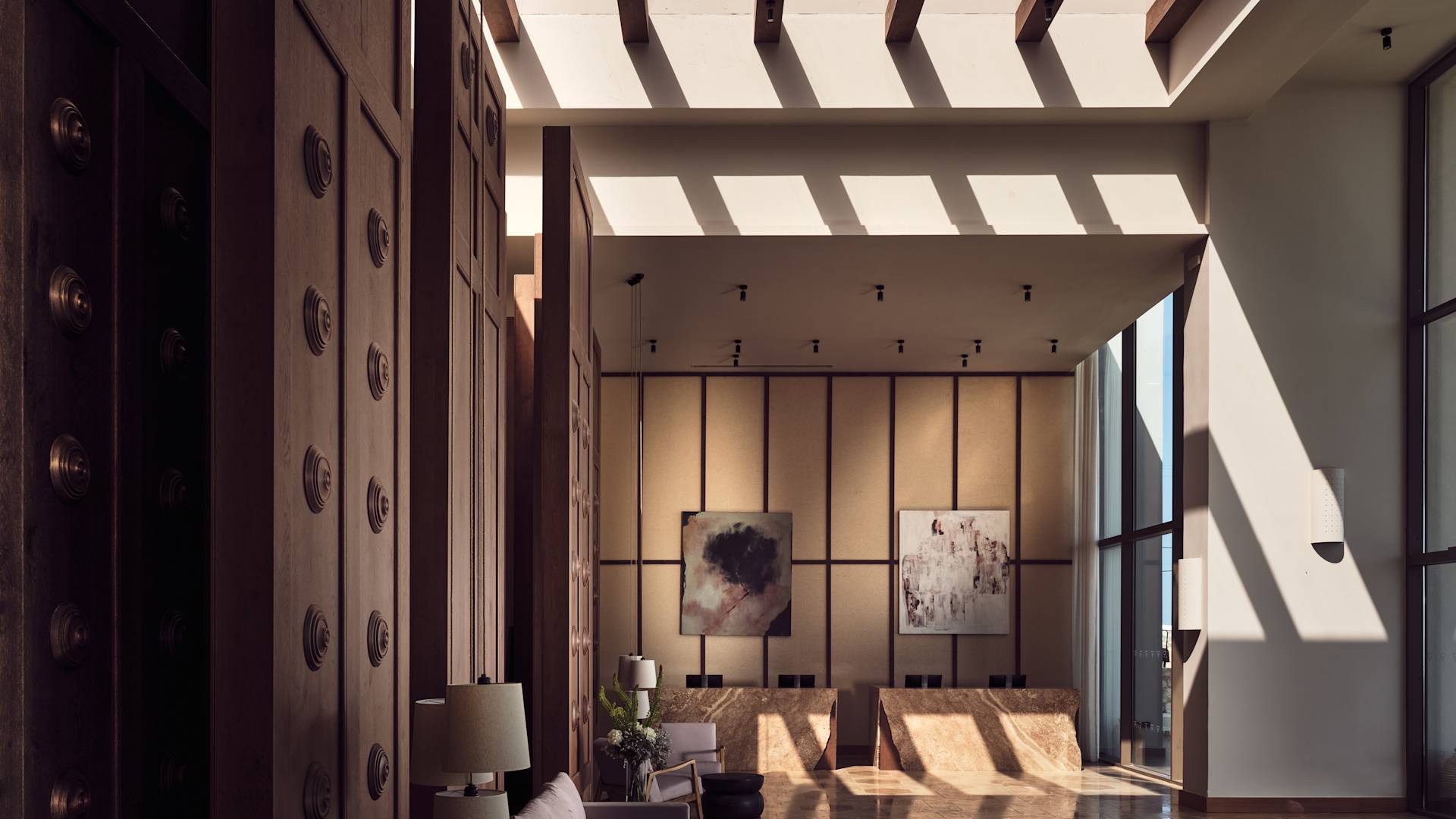 Reception with Lounge Area