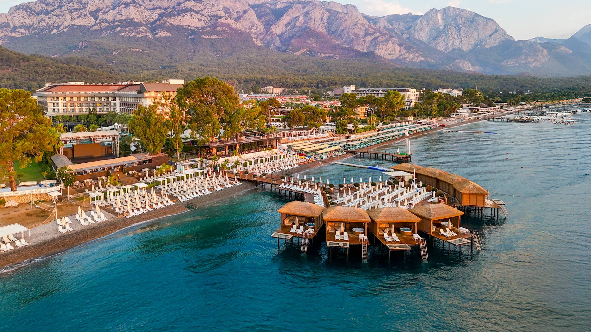 Aerial View of Hotel Exterior