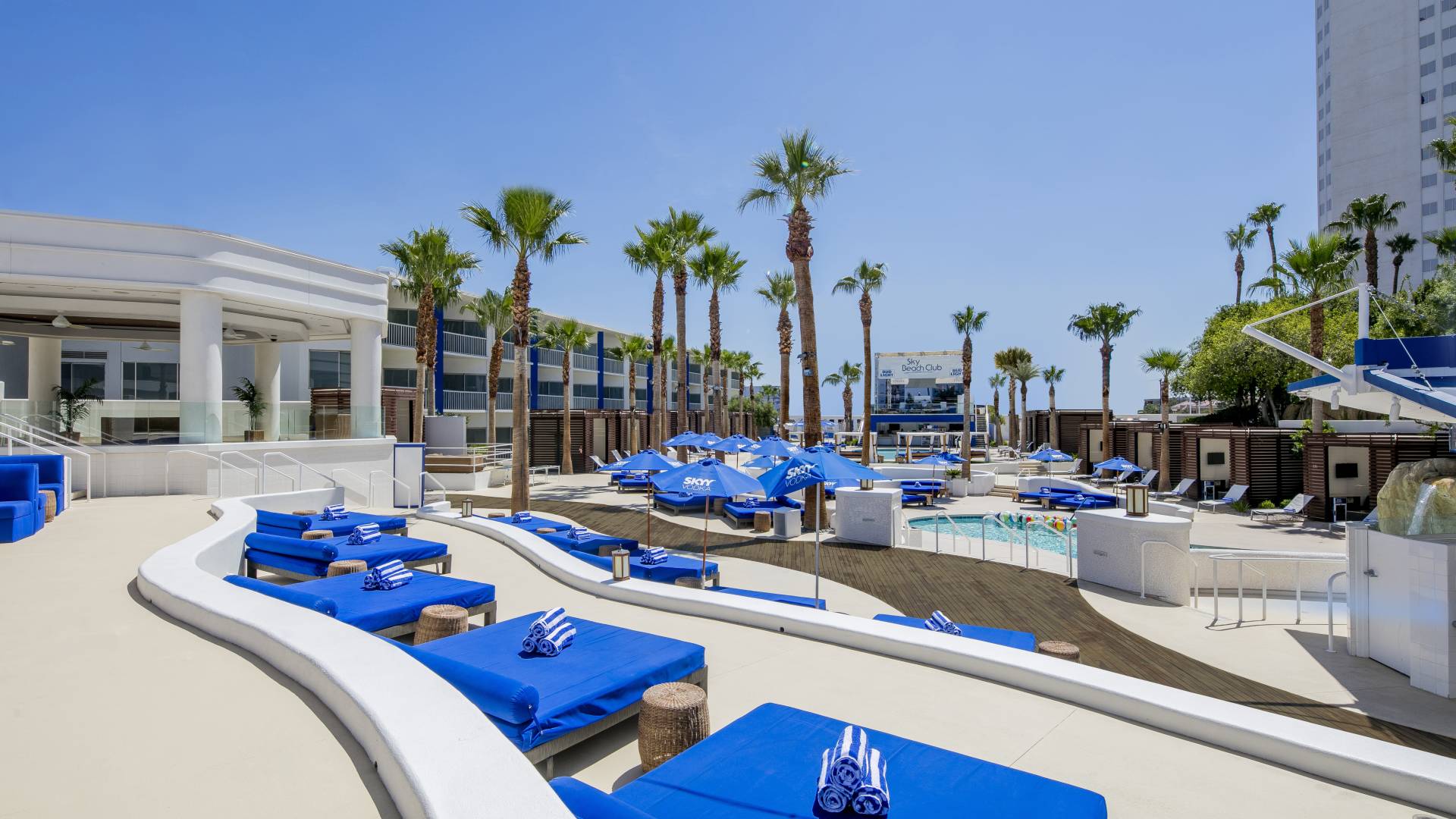 Sky Beach Club Lounge Beds
