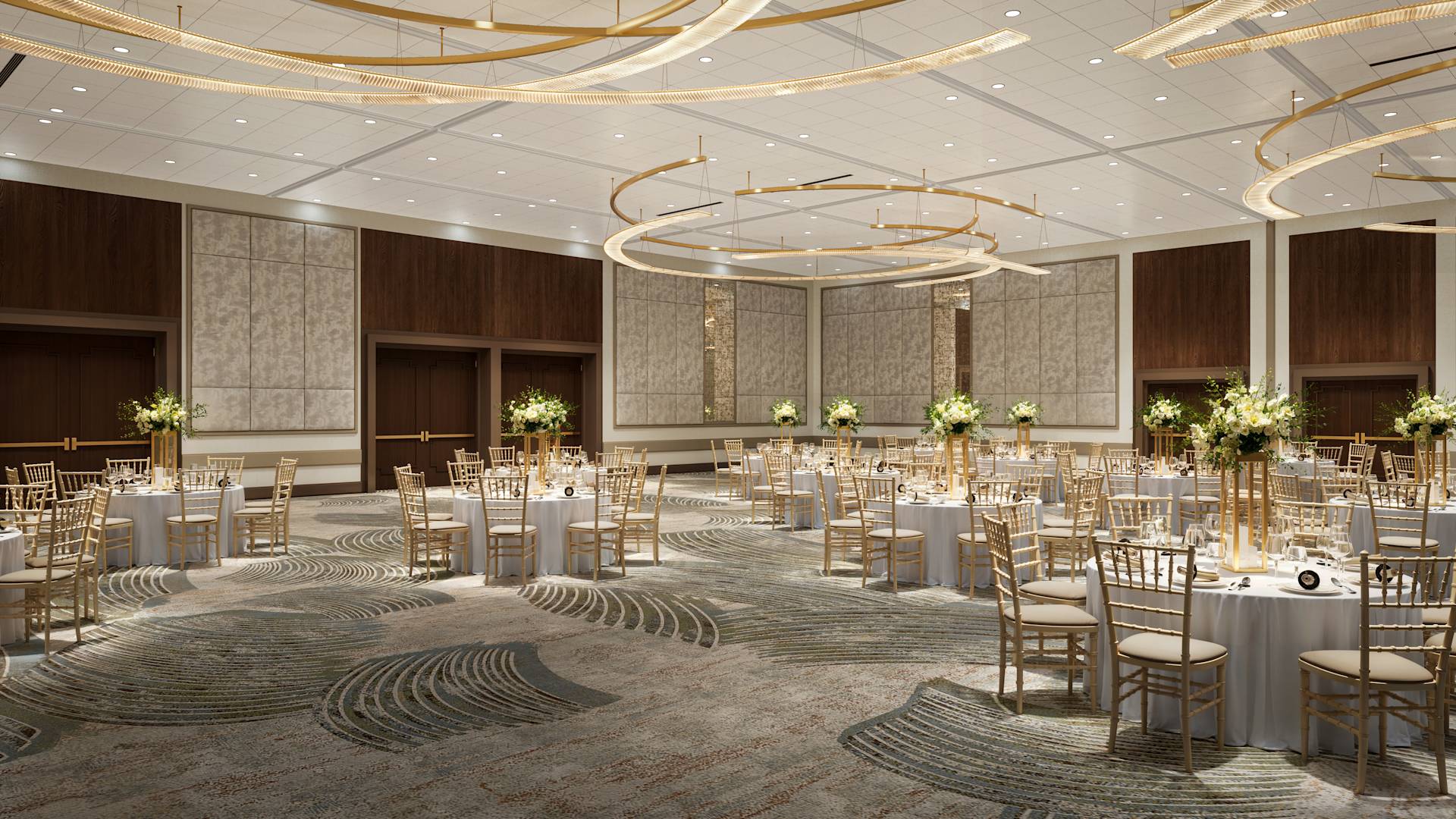 Grand Ballroom Setup for an Event