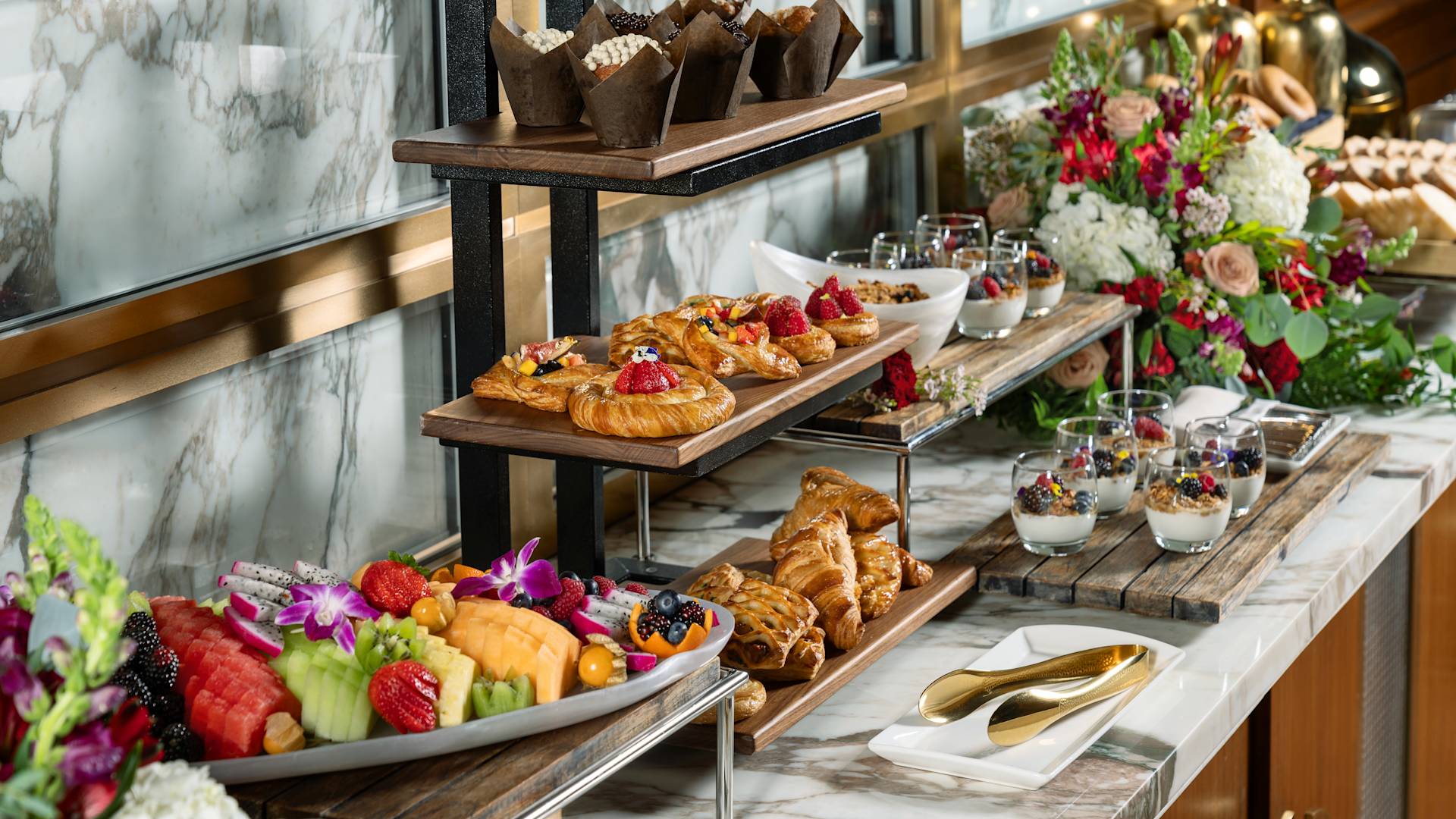 Selection of Foods on a Counter at Alle 66