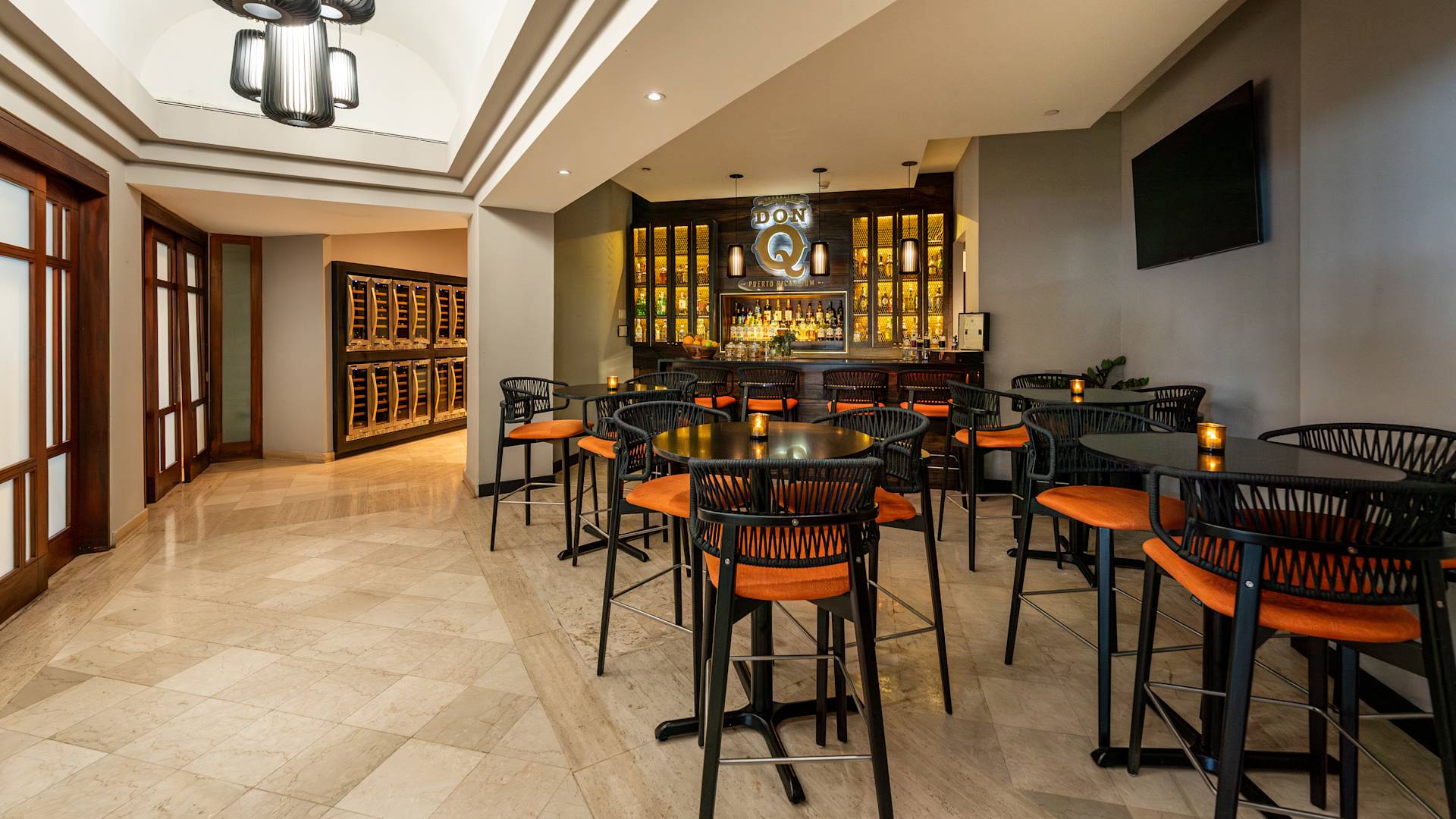 Dining Area of La Cava Restaurant
