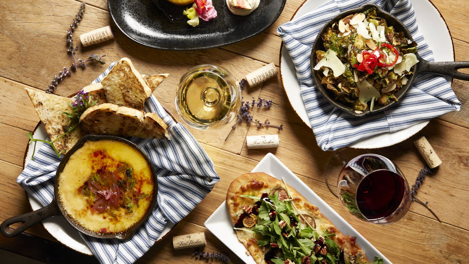 Overhead View of Food