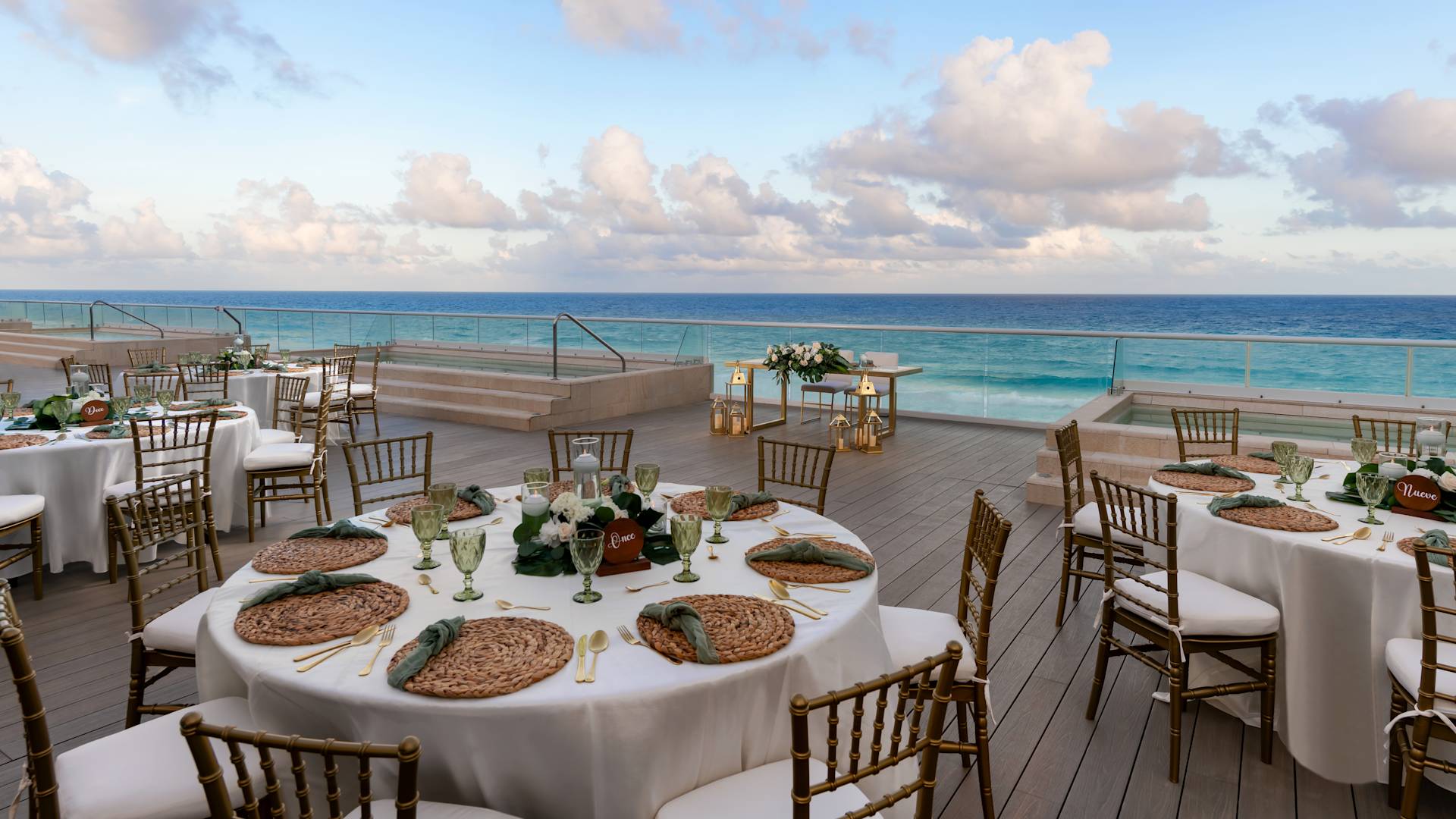 dining area with chairs and tables