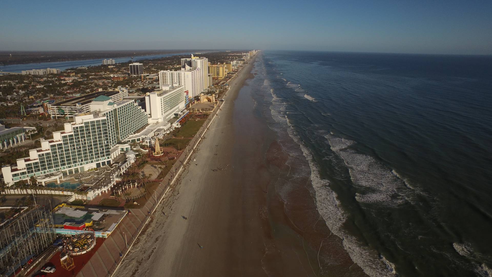 Aerial View of Daytona Beach