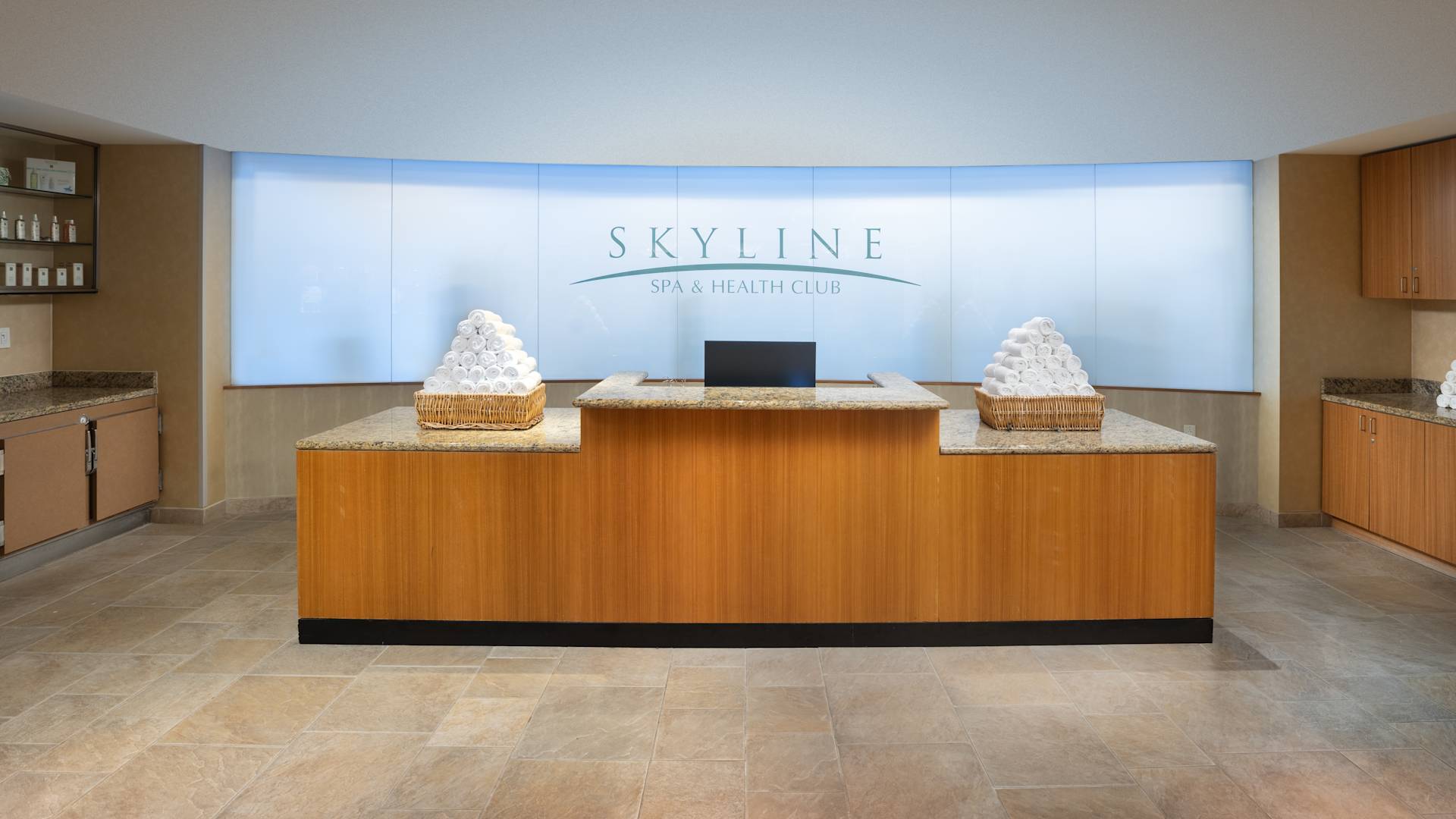Skyline spa front desk