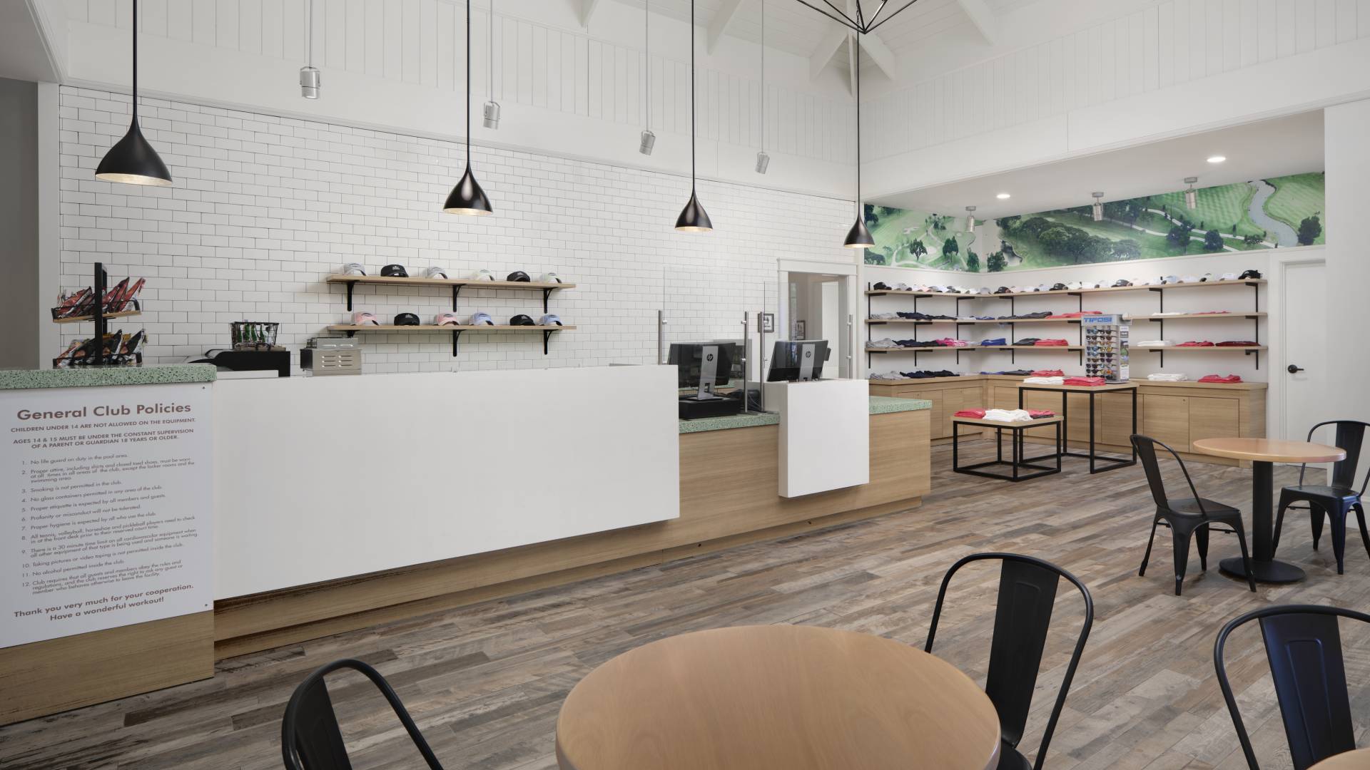 健身中心接待处