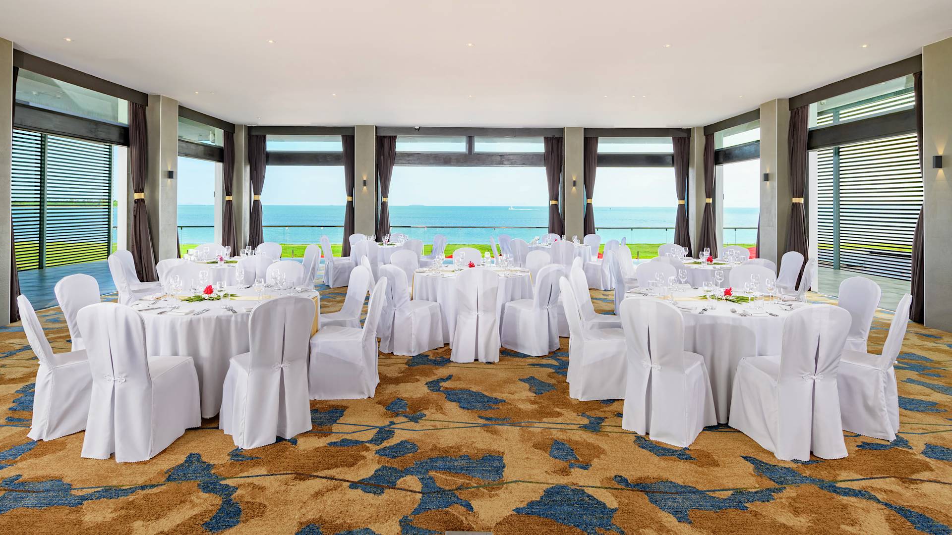 Meeting Room With Event Set Up