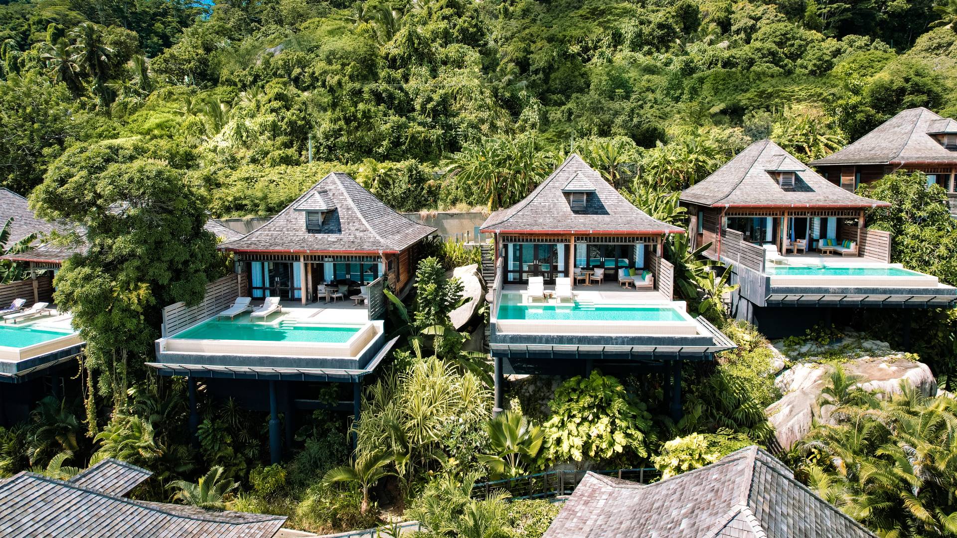 exterior view of villas