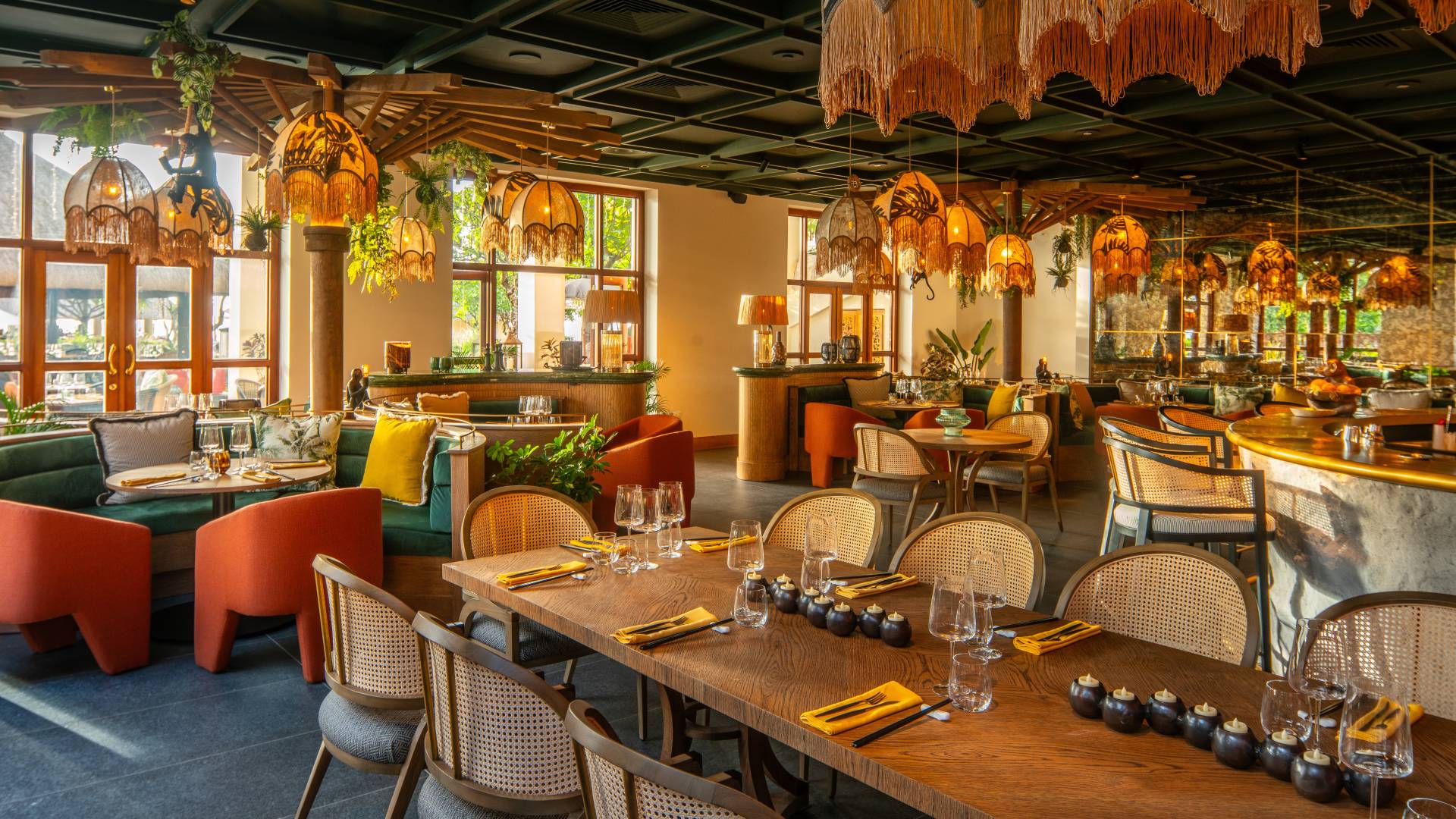 Ginger Thai restaurant with tables and chairs