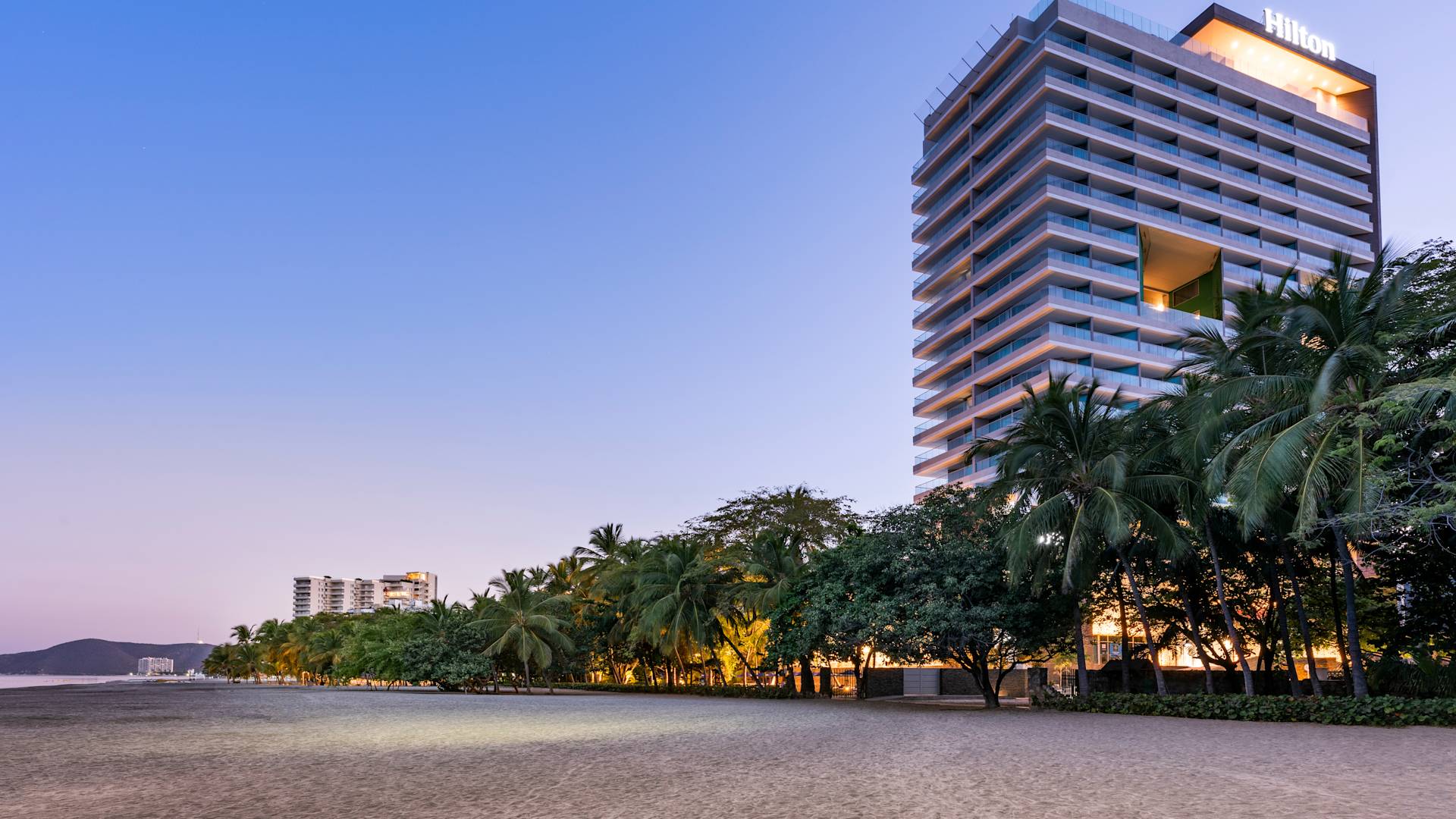 Hotel Exterior With Beach View