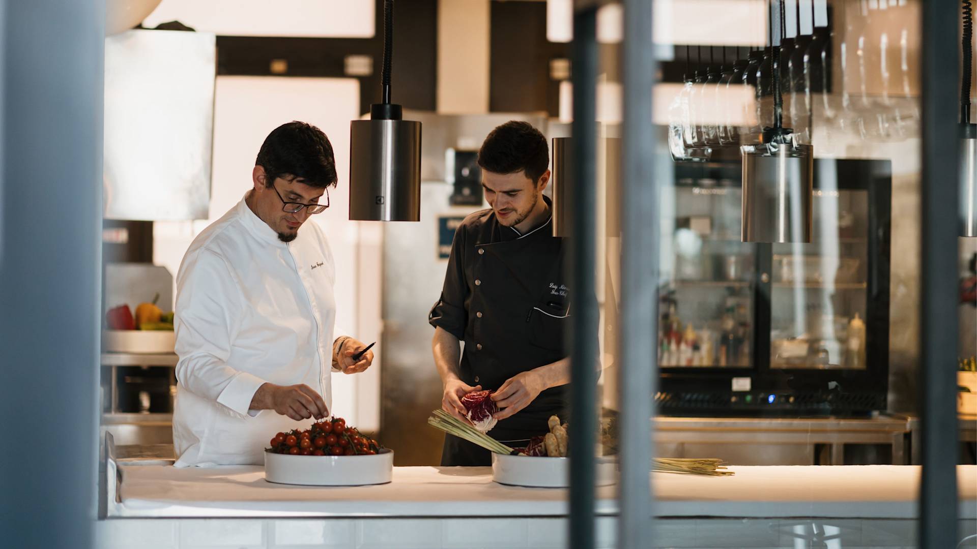 Chefs Preparing Food at a Restaurant