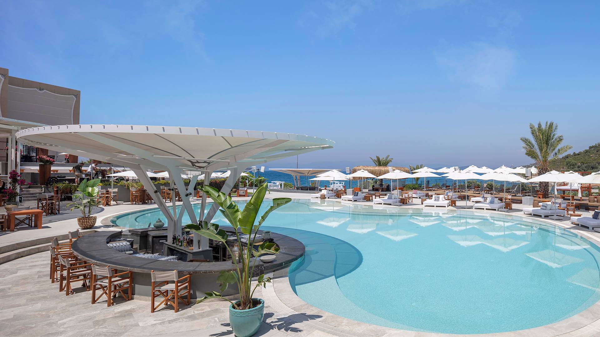 Outdoor Pool and Seating