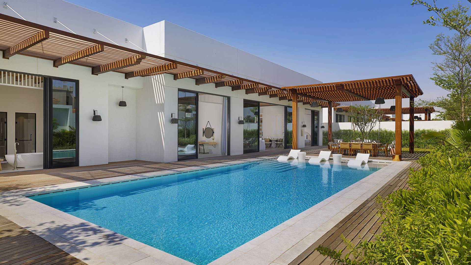 Private Outdoor Swimming Pool Area of Suite