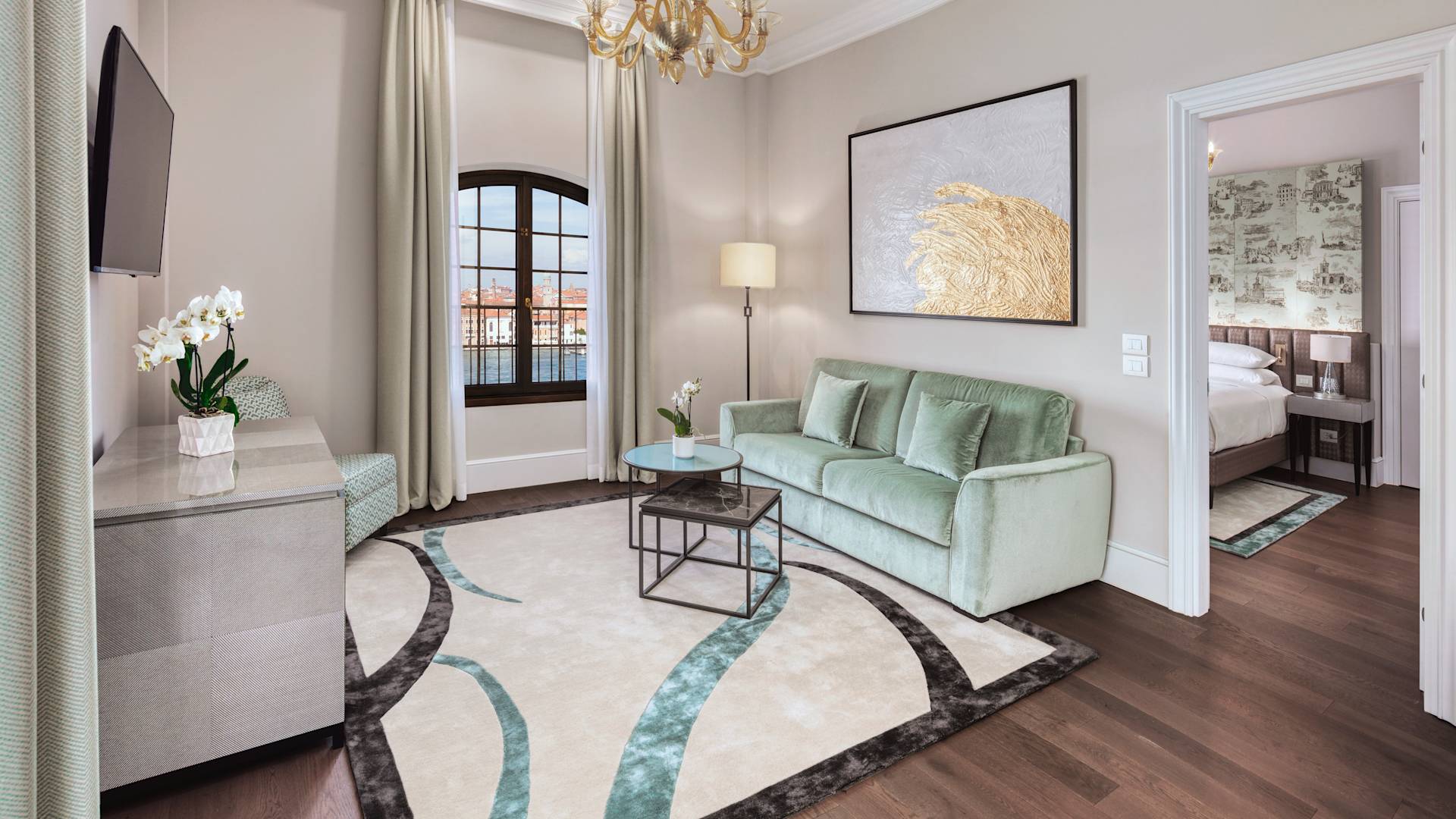 Executive Suite Louge Area with Venice View