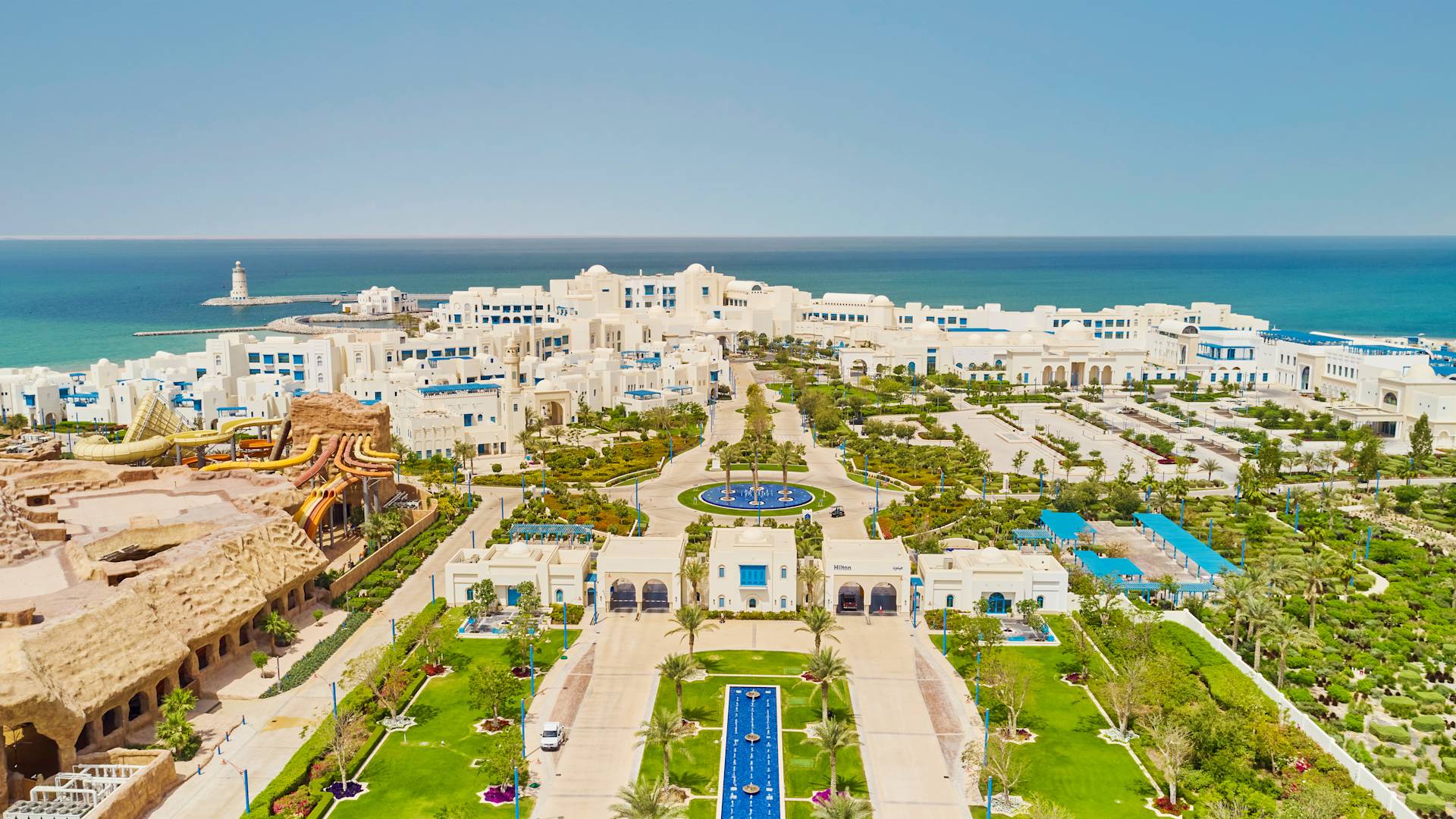 resort drone footage