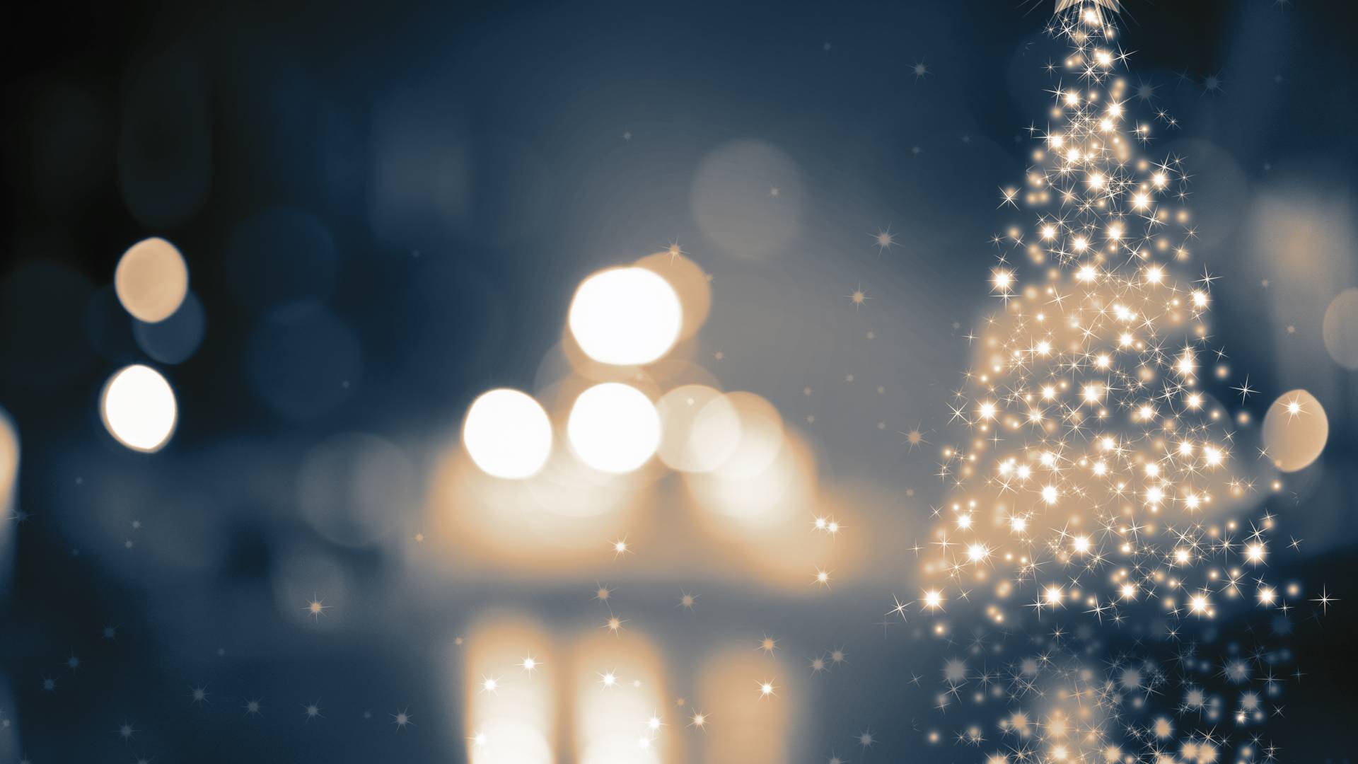 Xmas tree sparkle