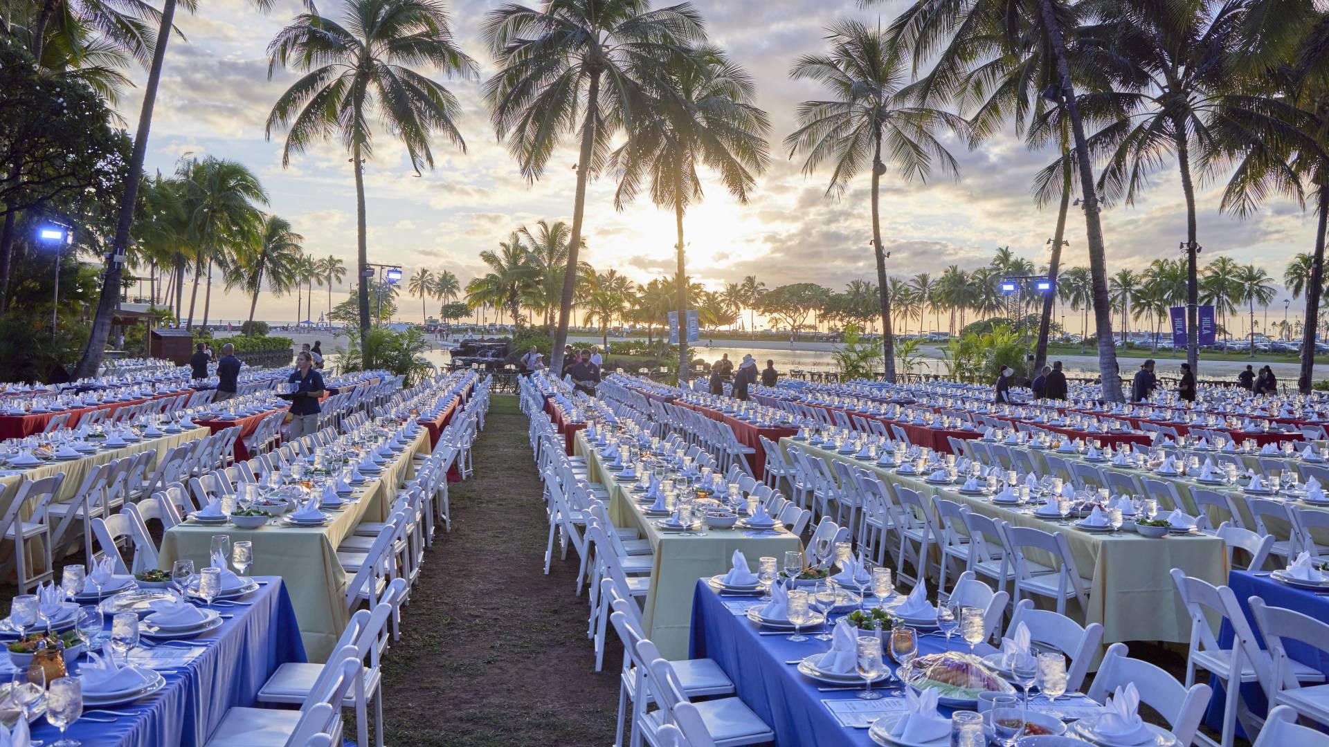 Outdoor Dining Event Celebration