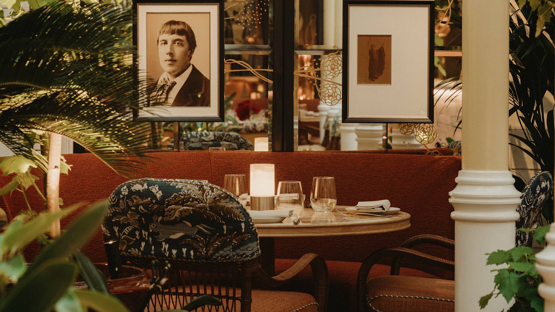 Dining Table and Decoration Details at Twenty8 NoMad Restaurant