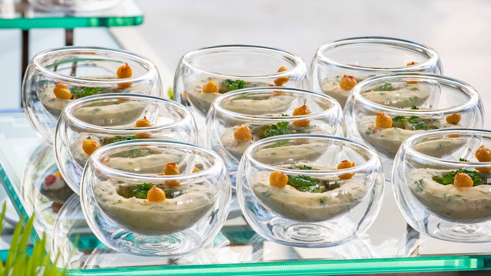 Outside Catering with small canapes