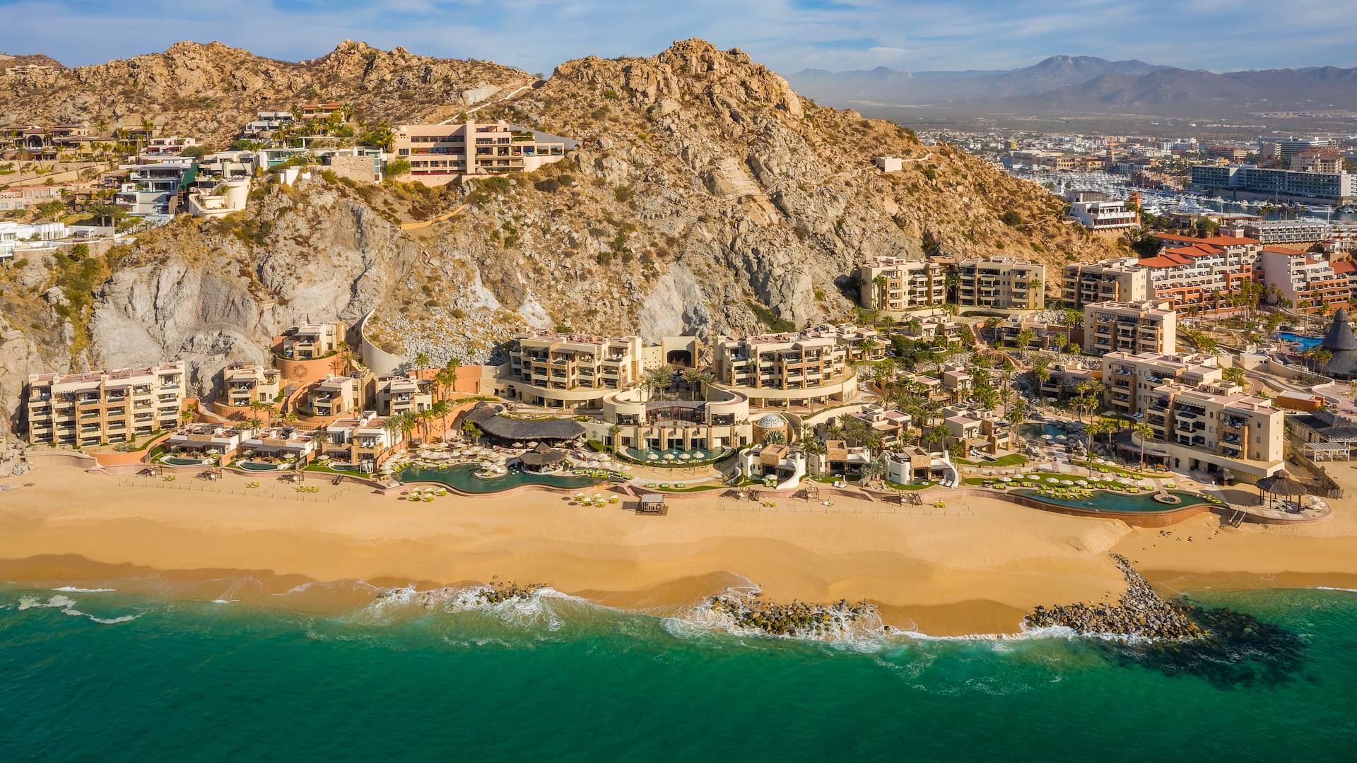 View of Beachfront Suites and Hotel