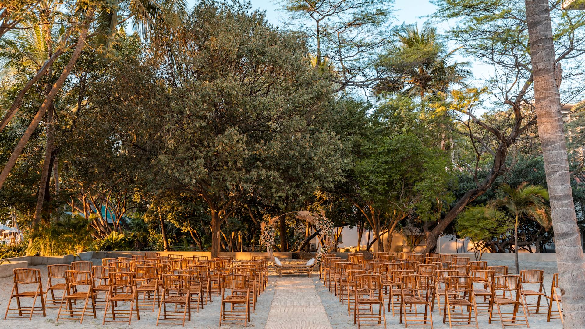 야외 웨딩 행사