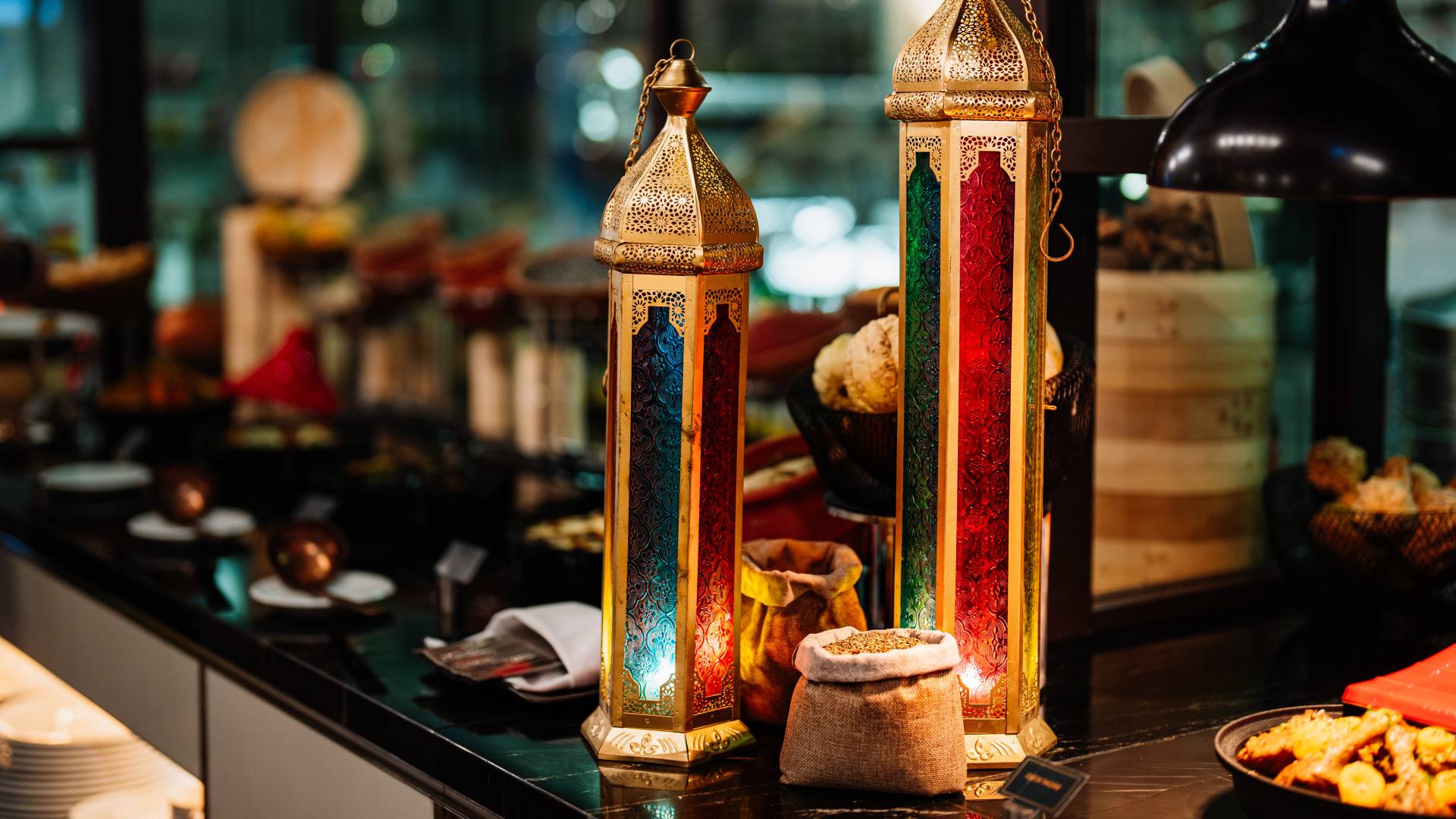 Lanterns på bordet-övergång