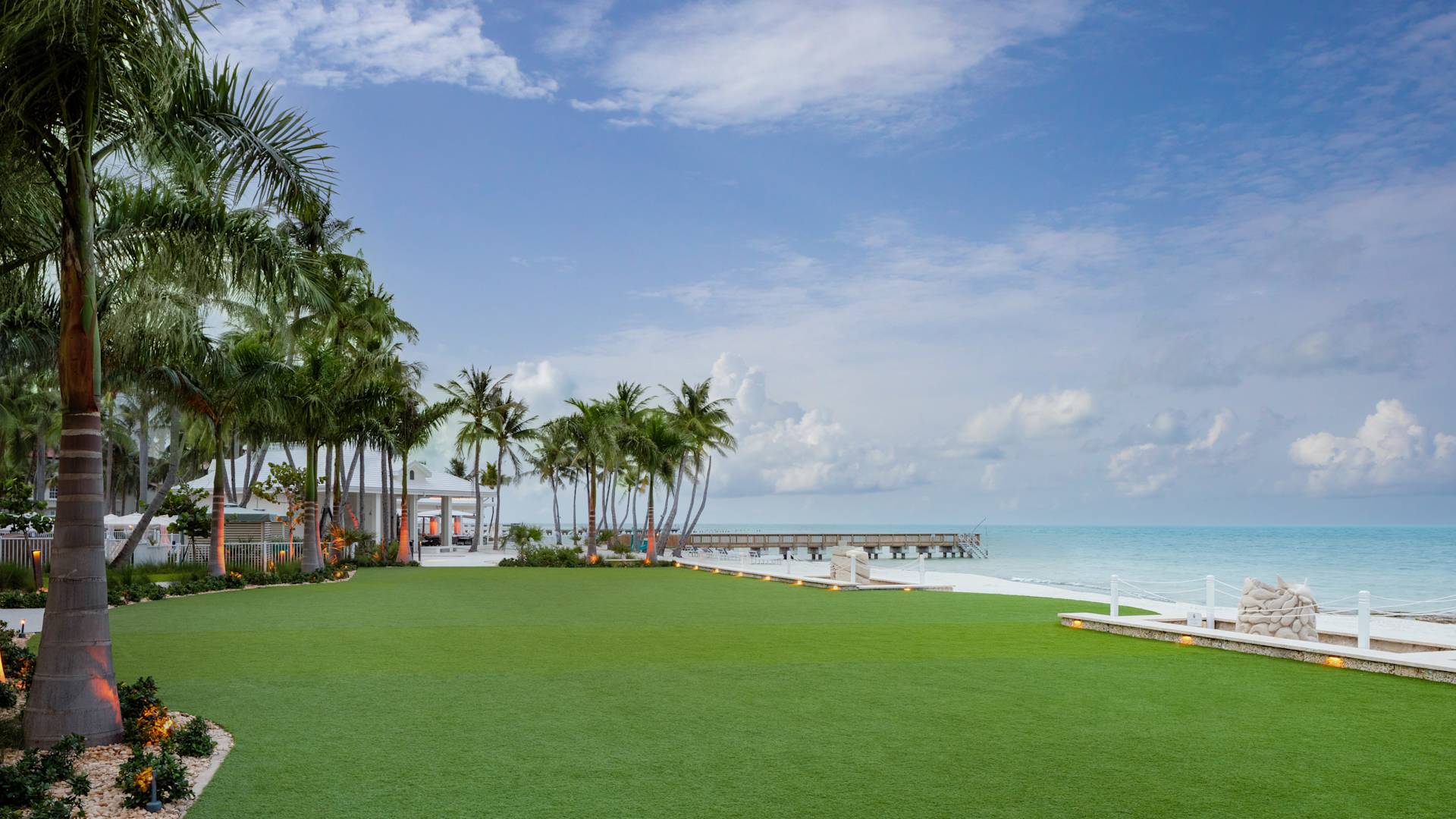 Beachside lawn-transition