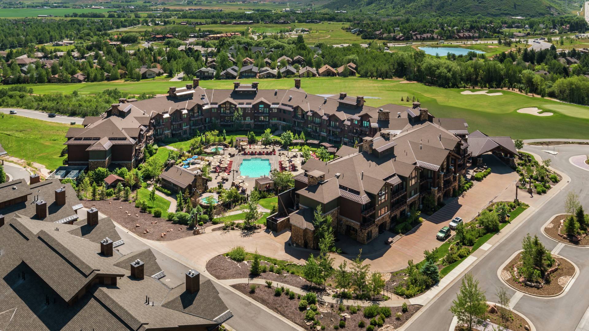 Aerial View of Waldorf Astoria Park City-transition