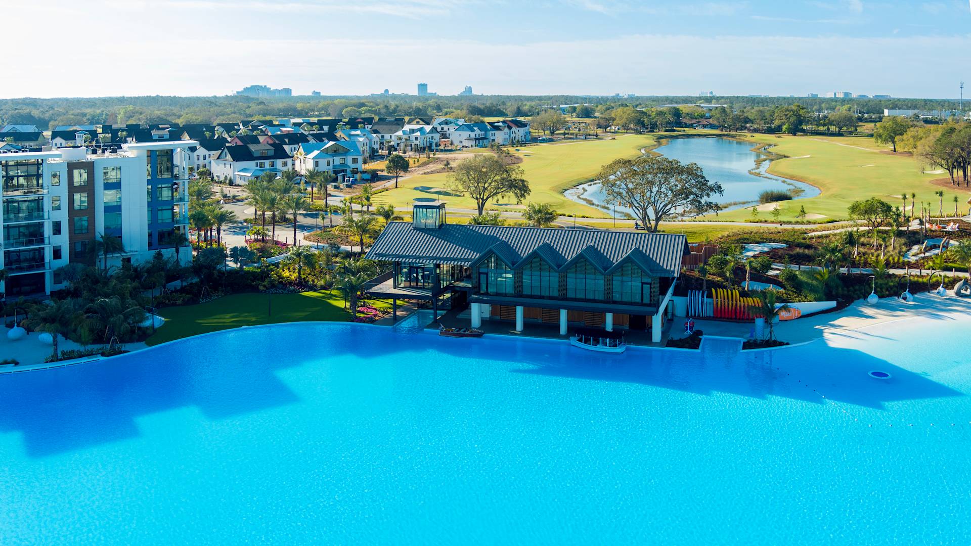 Resort Exterior and Swimming Pool -transition