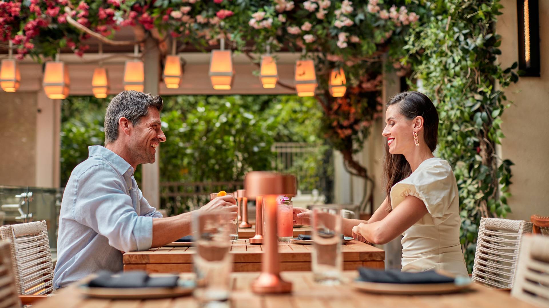 people at the property