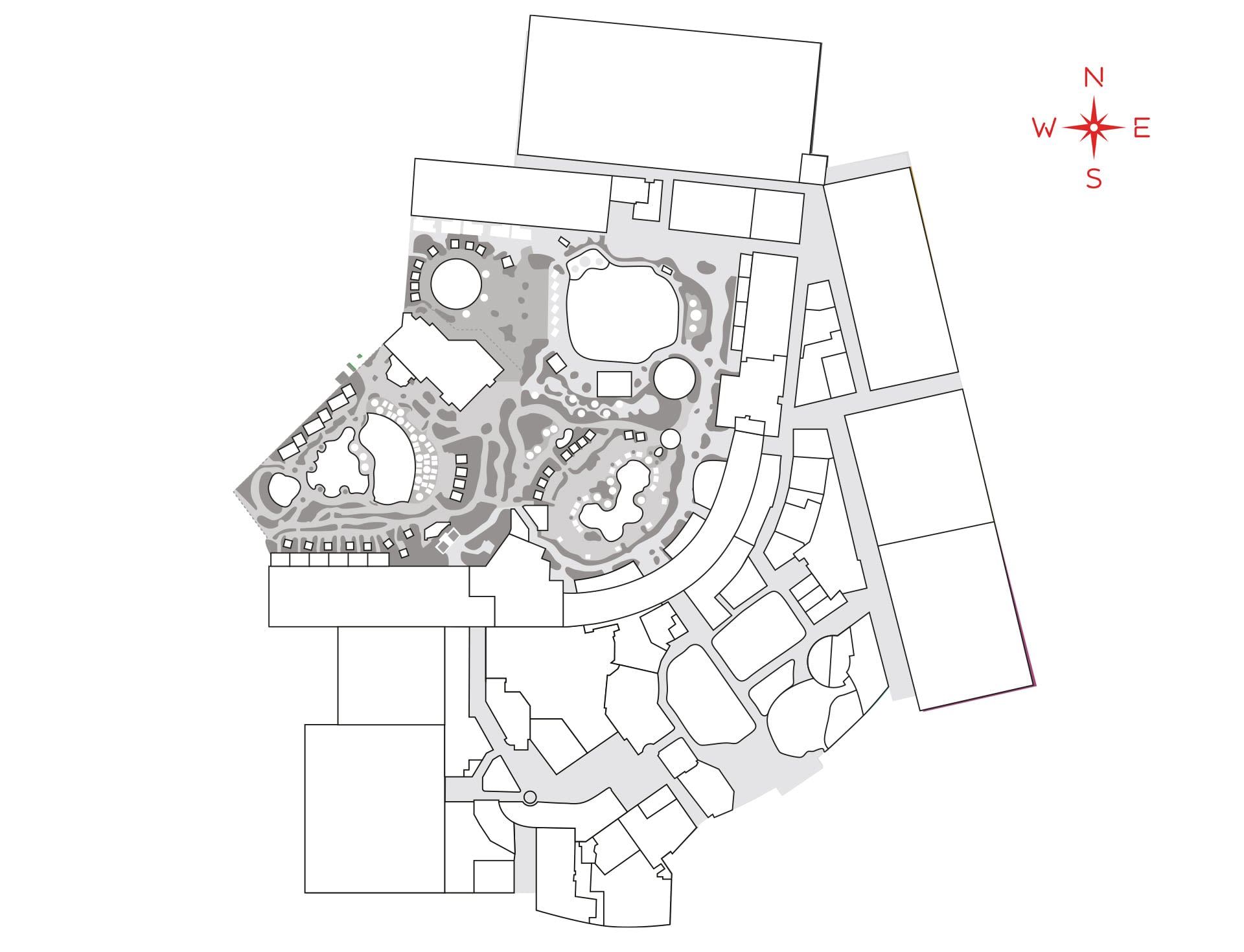 拉斯维加斯维珍酒店，希尔顿格芮精选地图
