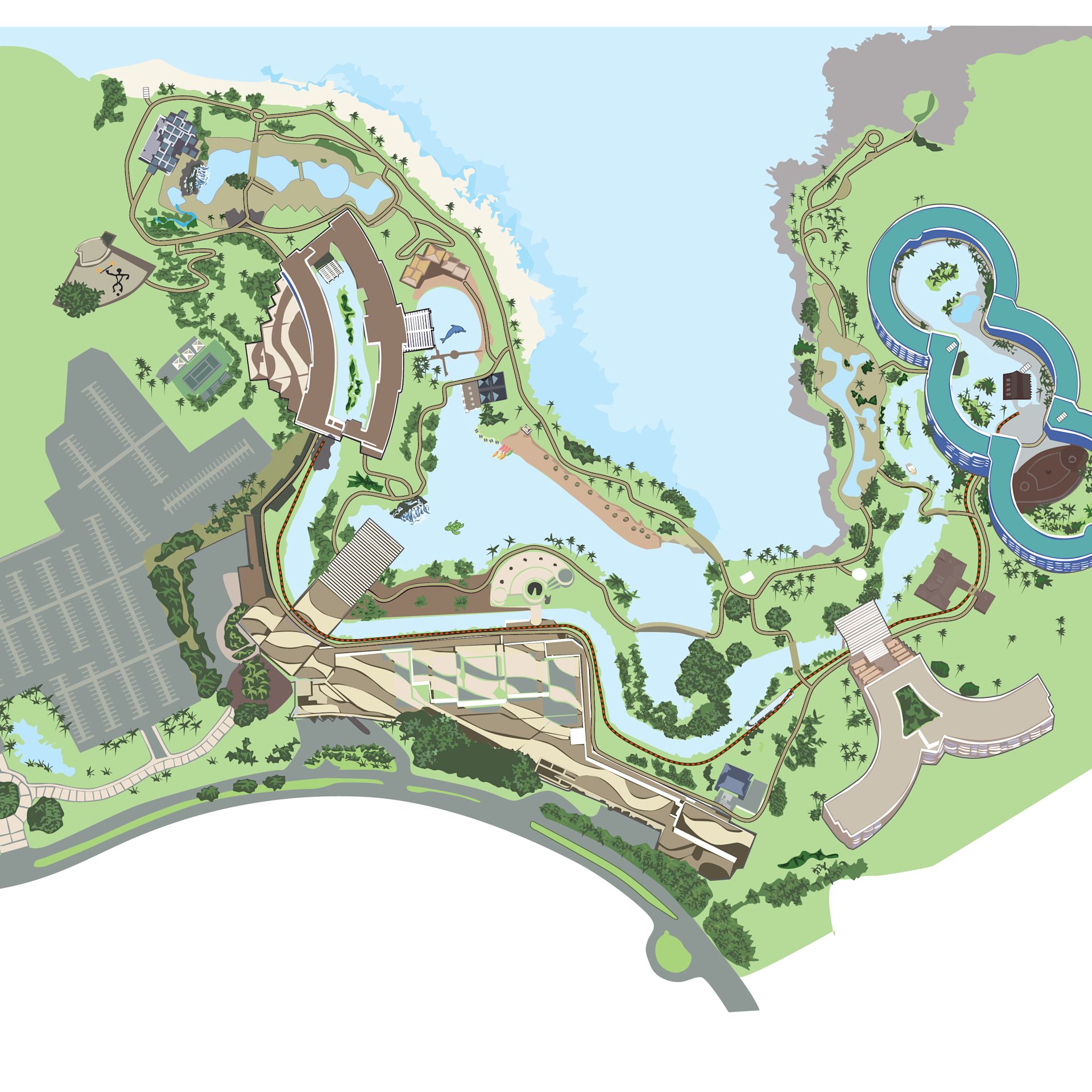 Resort Information Hilton Waikoloa - 2021 09 16%20Hilton%20Waikoloa%20Village%20Resort%20Map%20no%20labels