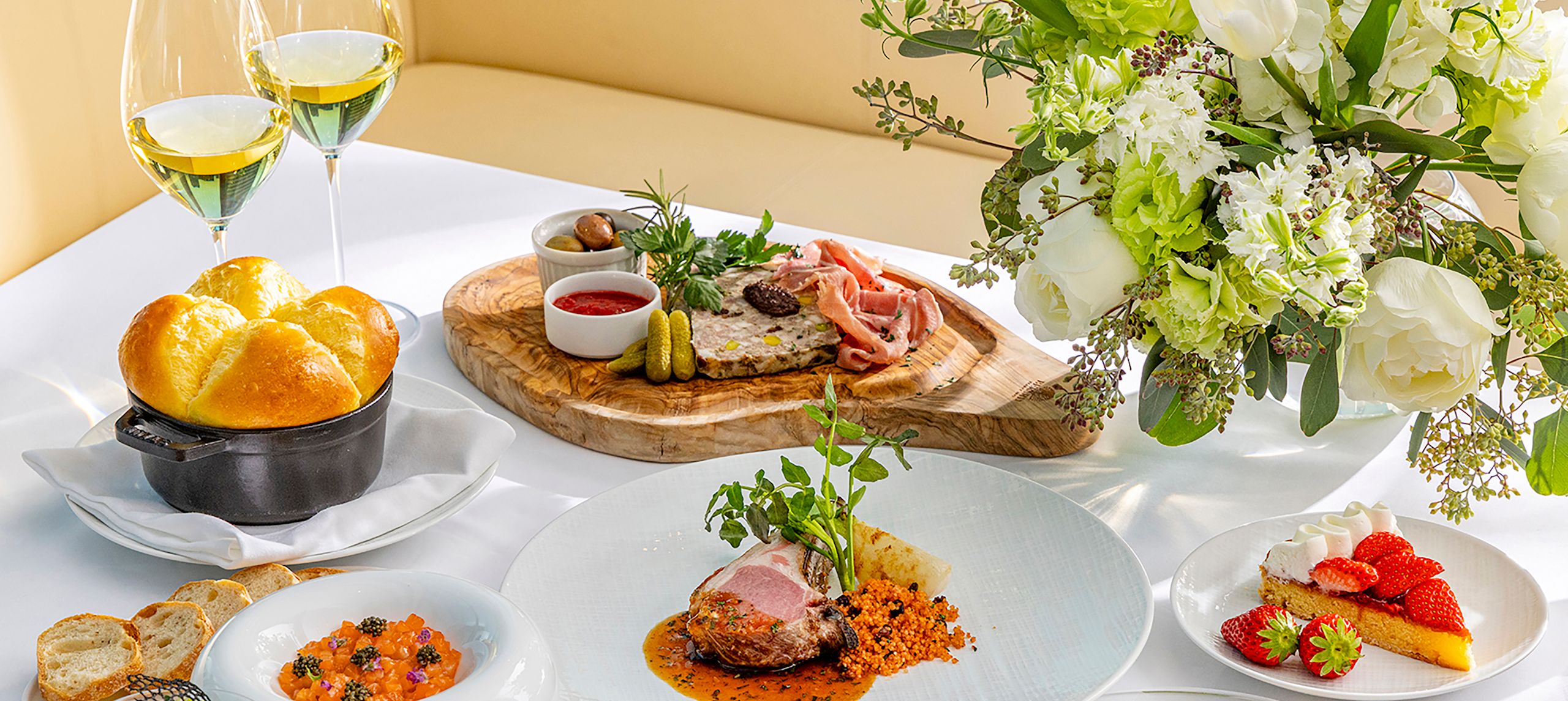 Nápoje a jídla k brunche