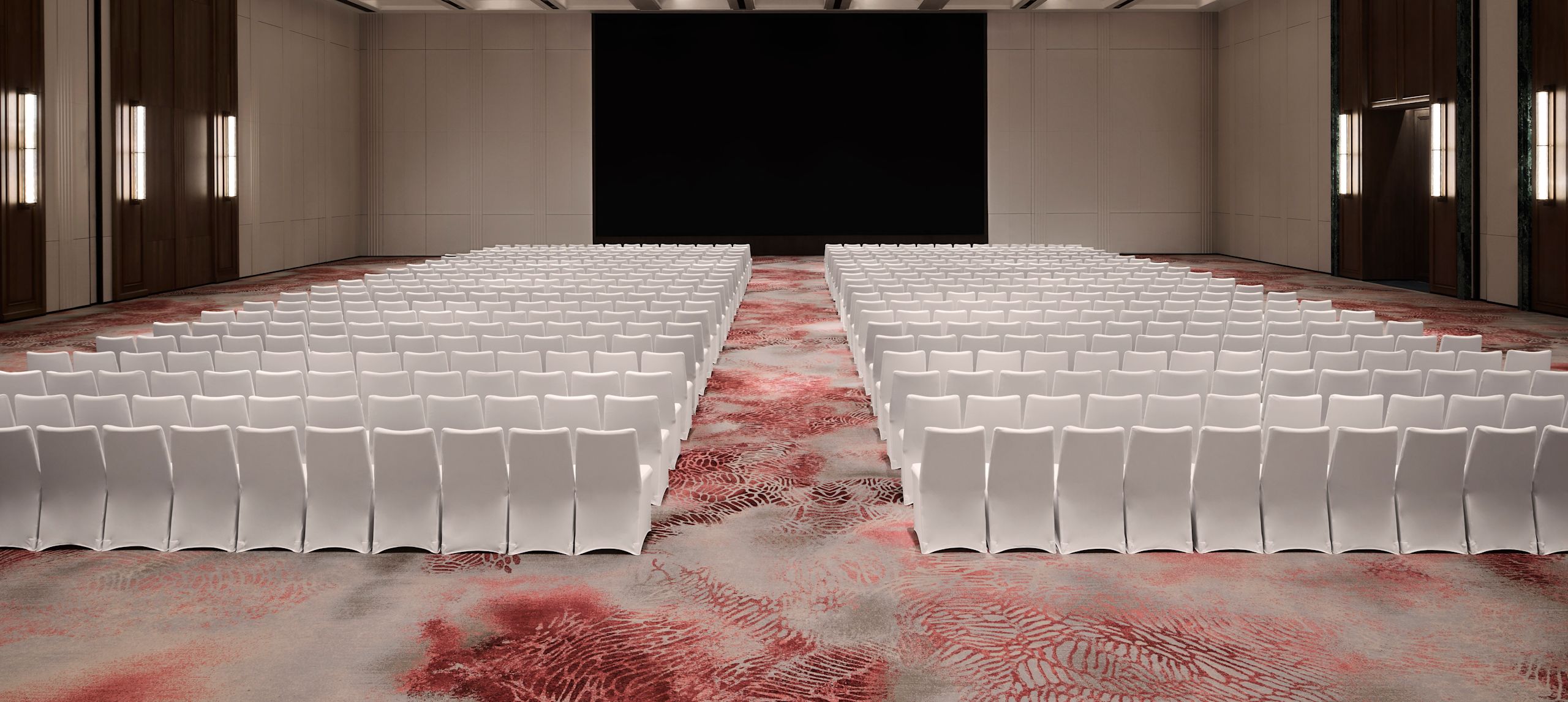 Large Meeting Room Setup Theater Style