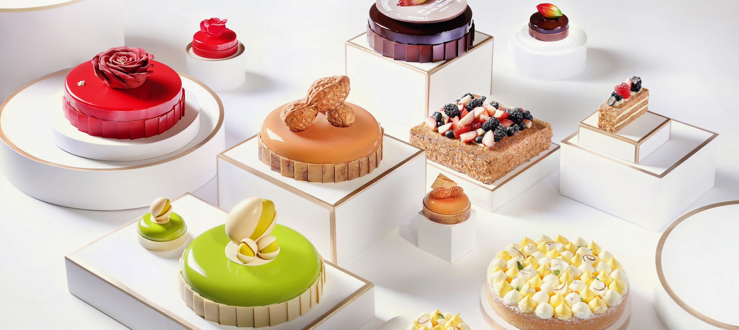 selection of cakes in Cake Shop