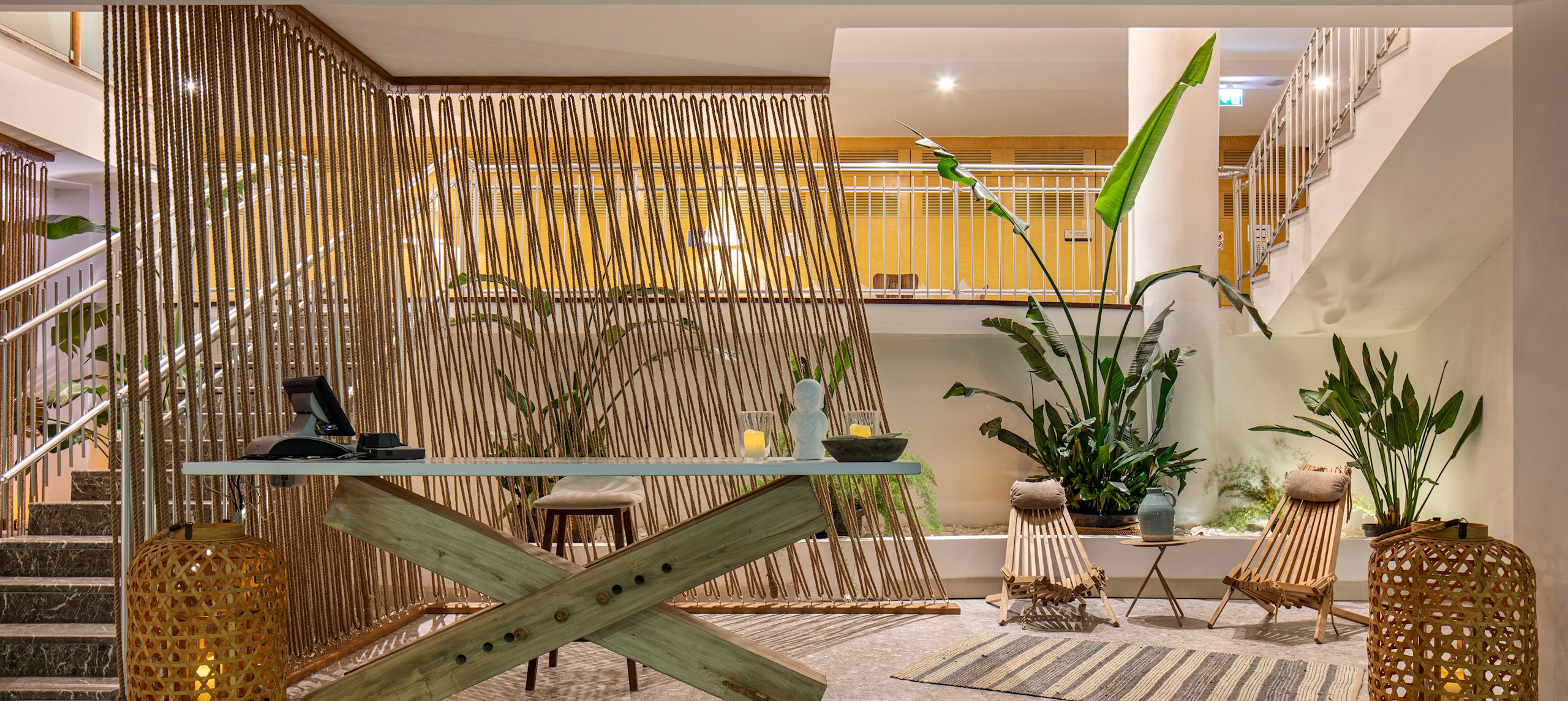 spa reception area