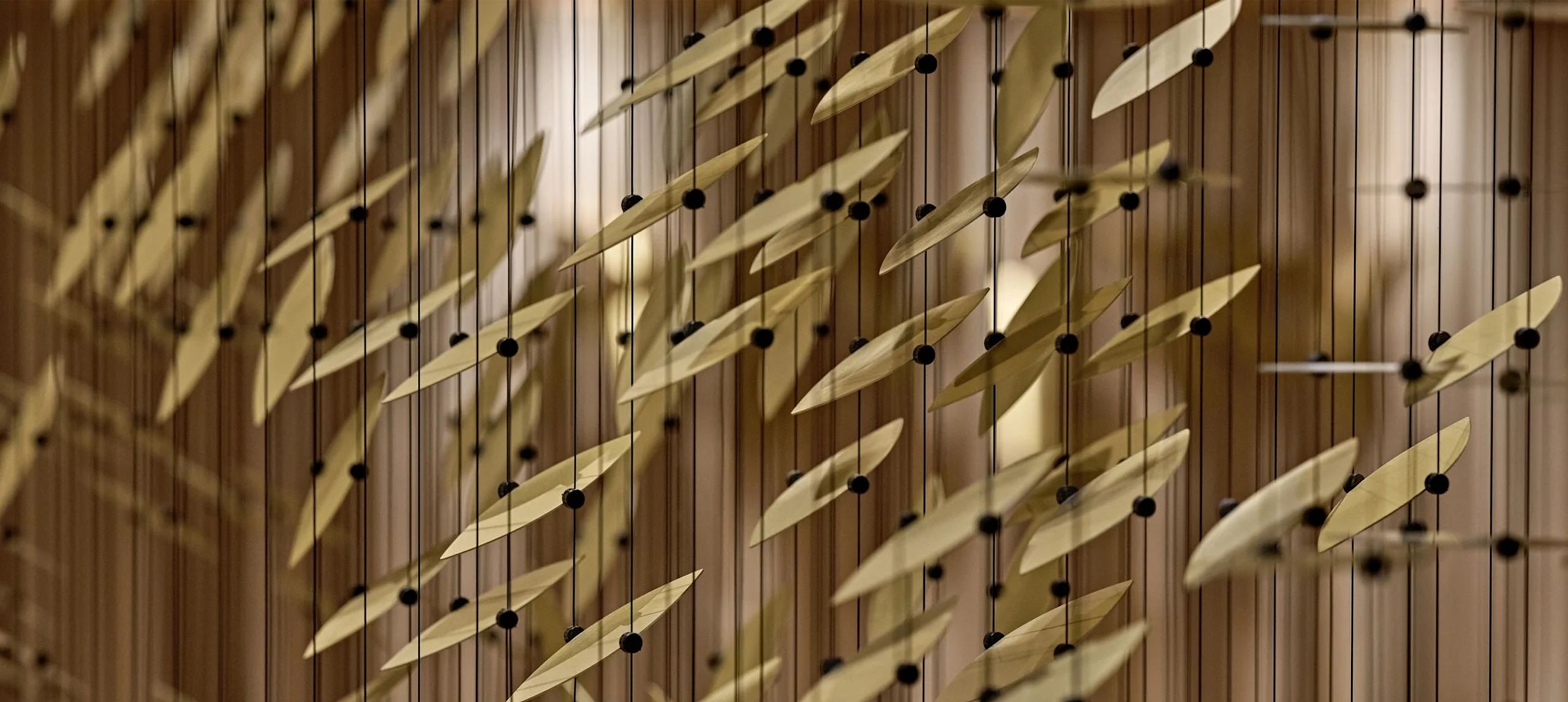 Detailansicht der Wanddekorationen