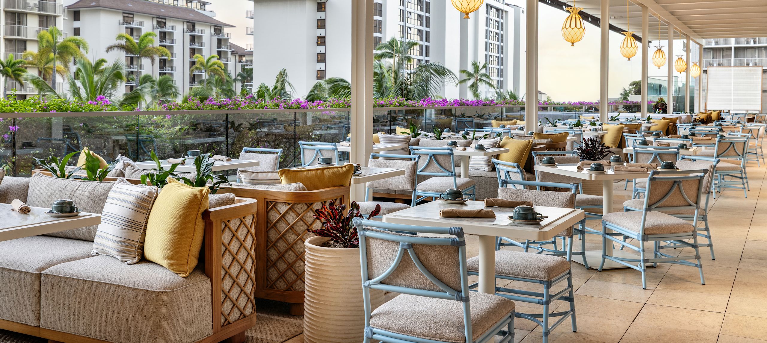 Dining Area in Terrace of Bloom Restaurant