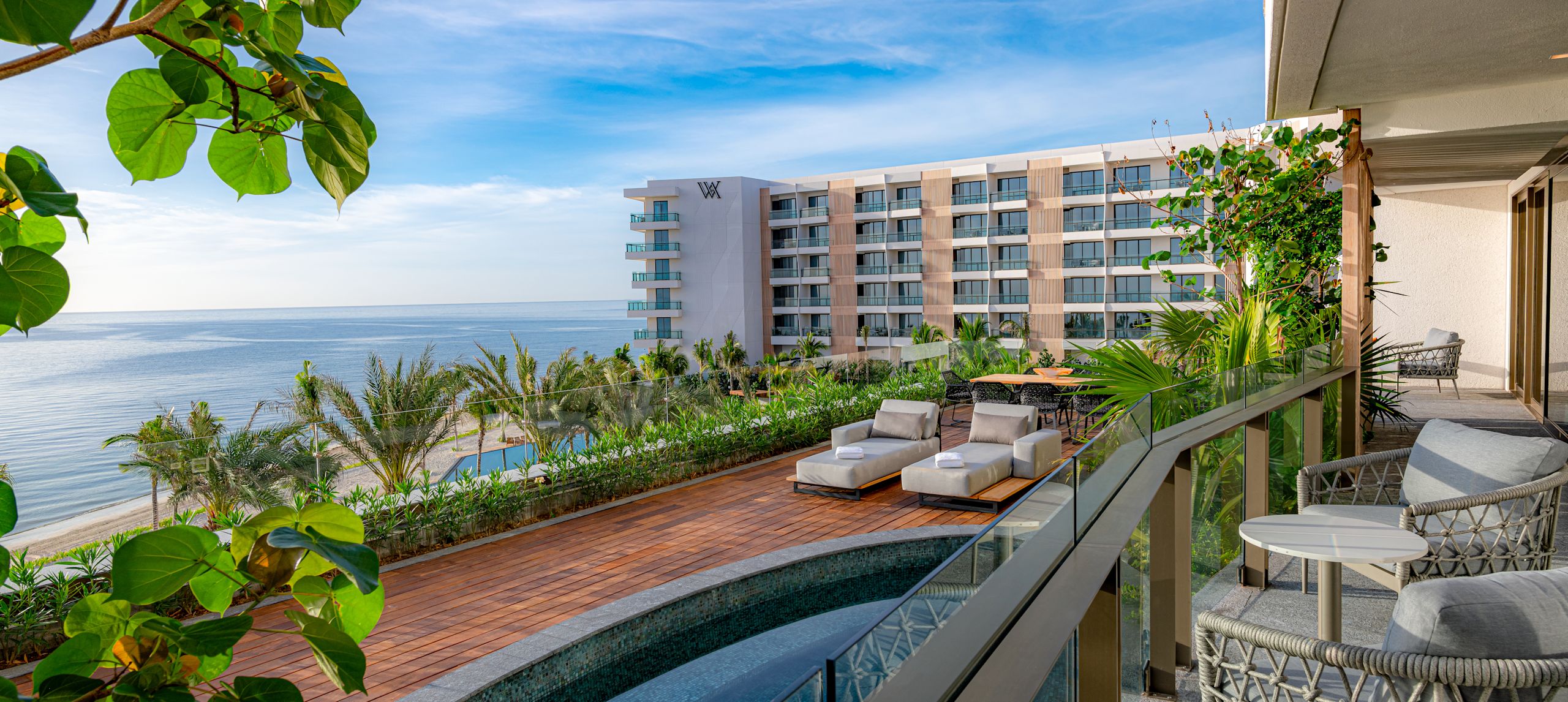 View from presidential suite balcony