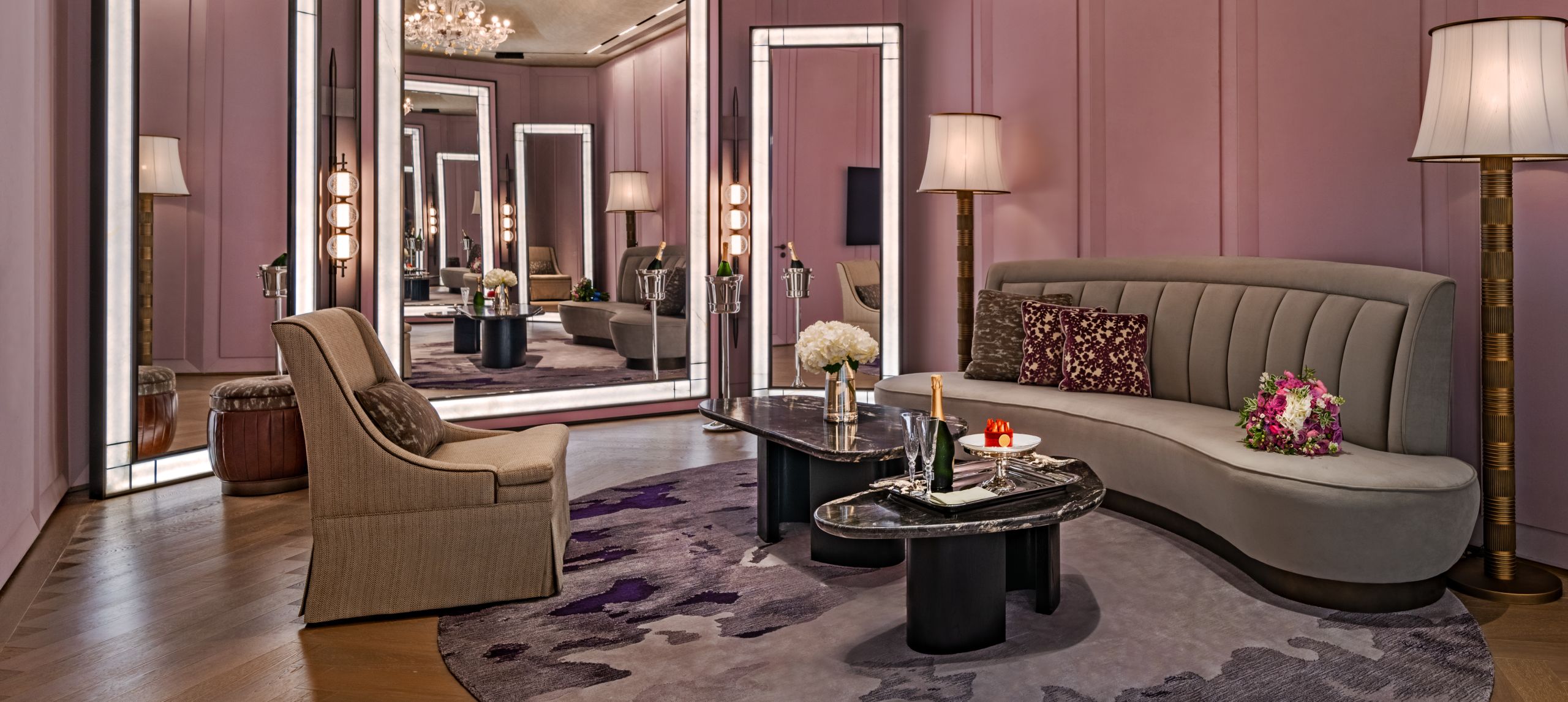 View of Bridal room Couch and Seats