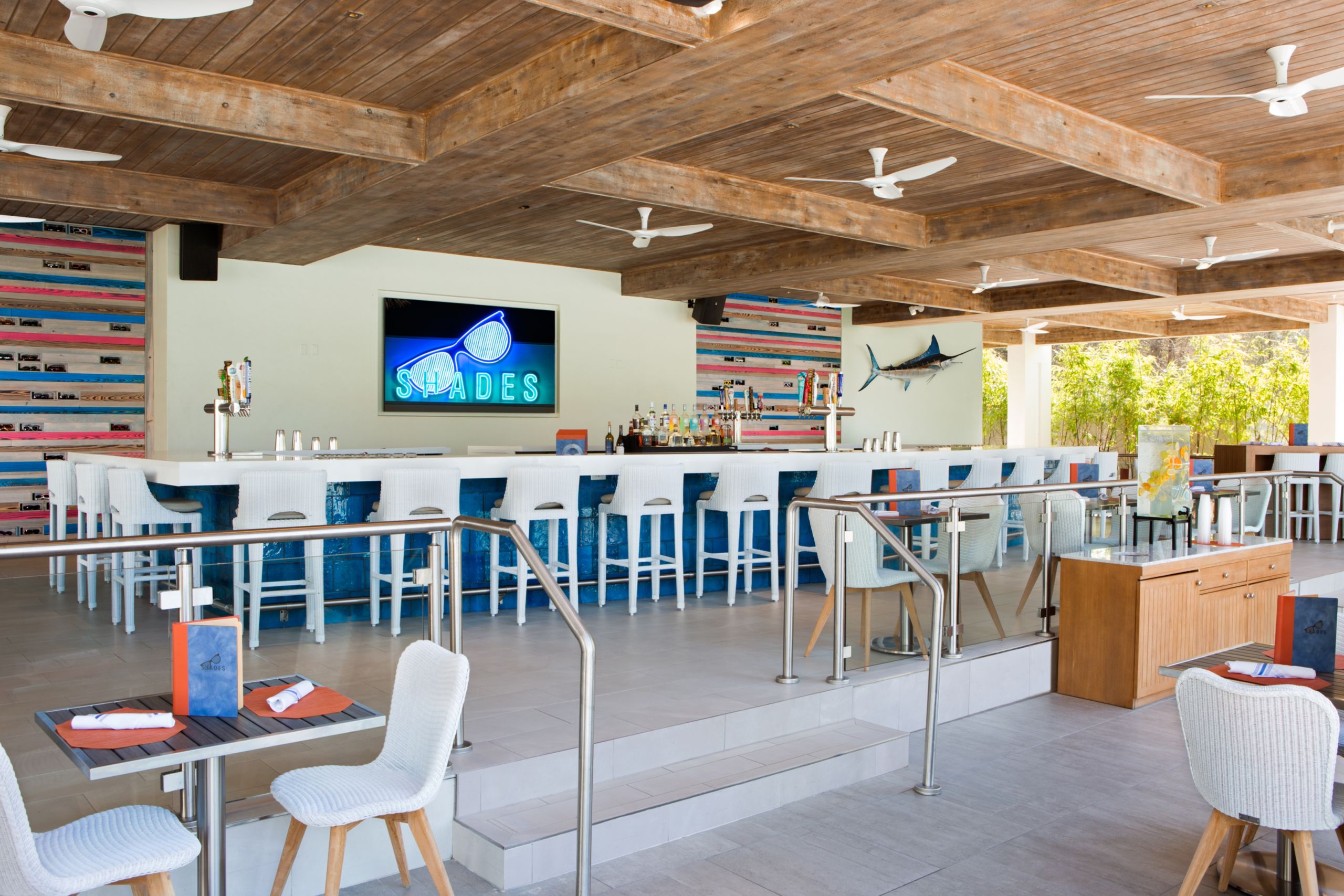 Shades pool and bar