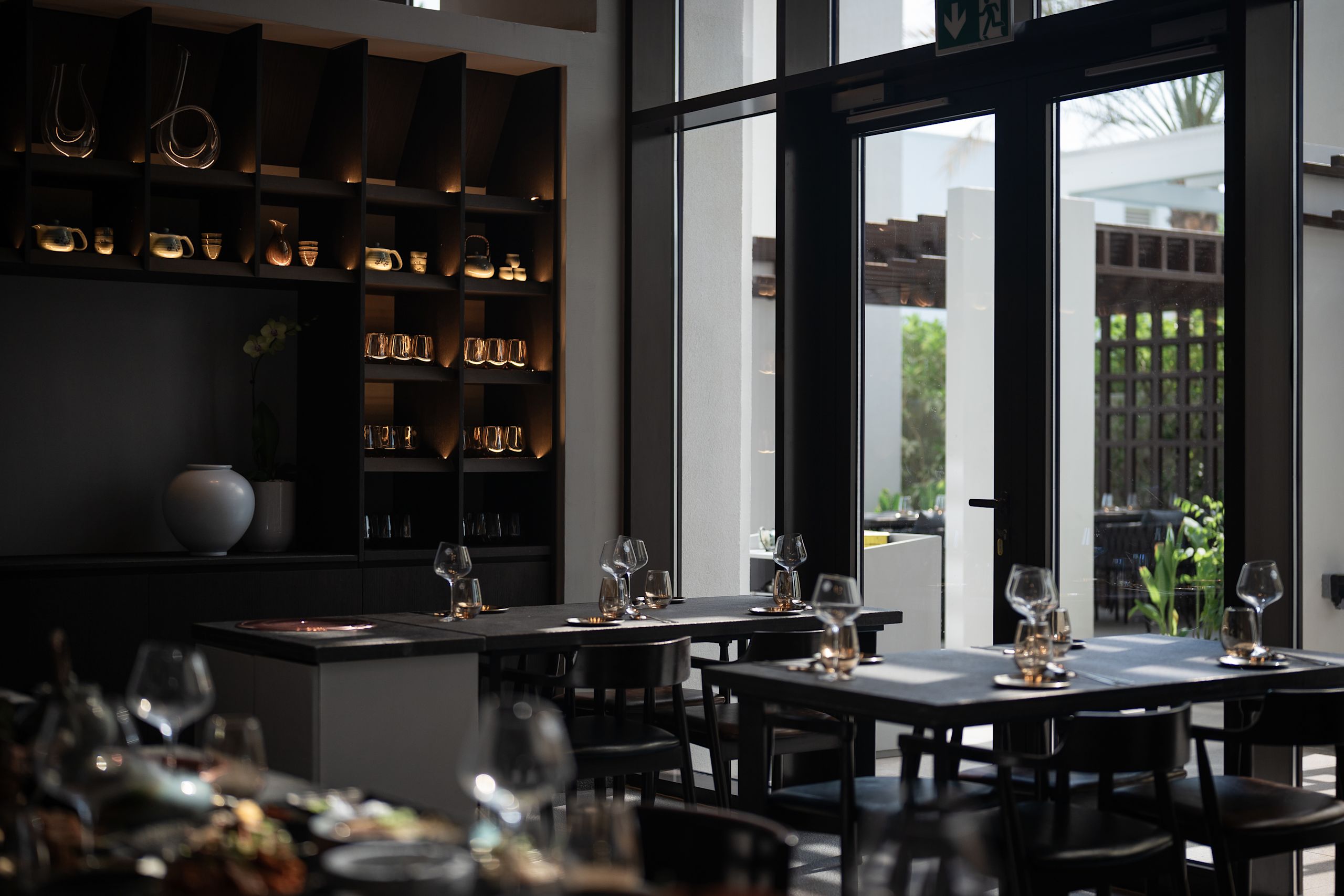 Salle à manger du restaurant Nuri