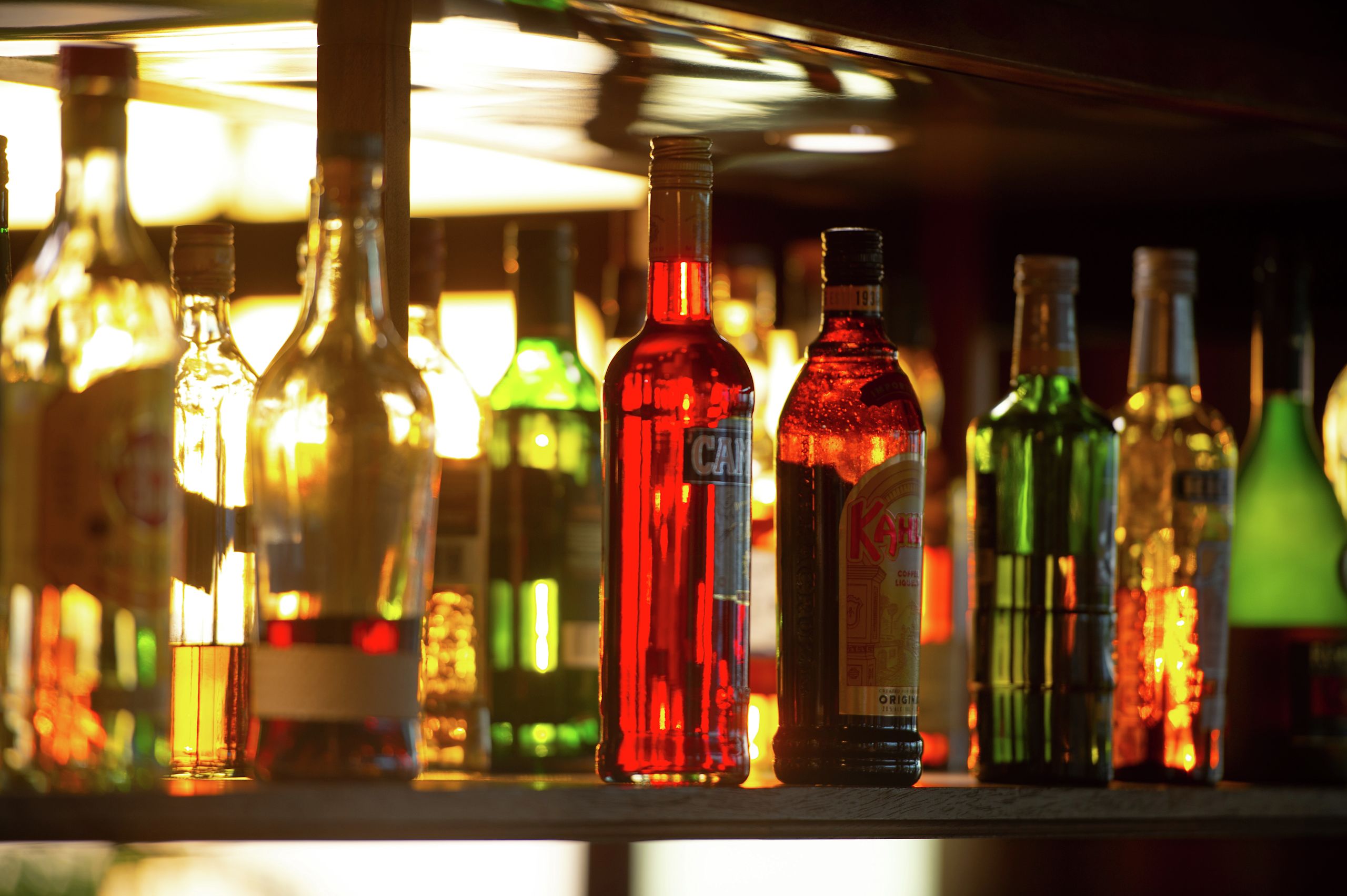 Bottles at Eimeo Bar