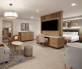 Family Suite Bedroom and Lounge Area
