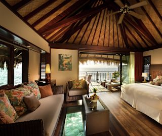 Overwater Bungalow Bedroom