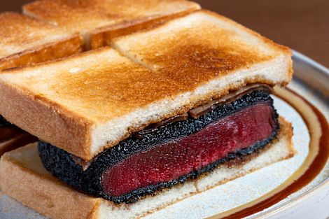 The Terrace restaurant, wagu sandwich