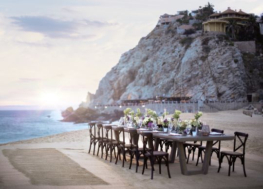 Montaje para bodas en Waldorf Astoria Los Cabos