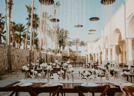 Terrasse El Dorado pour un mariage
